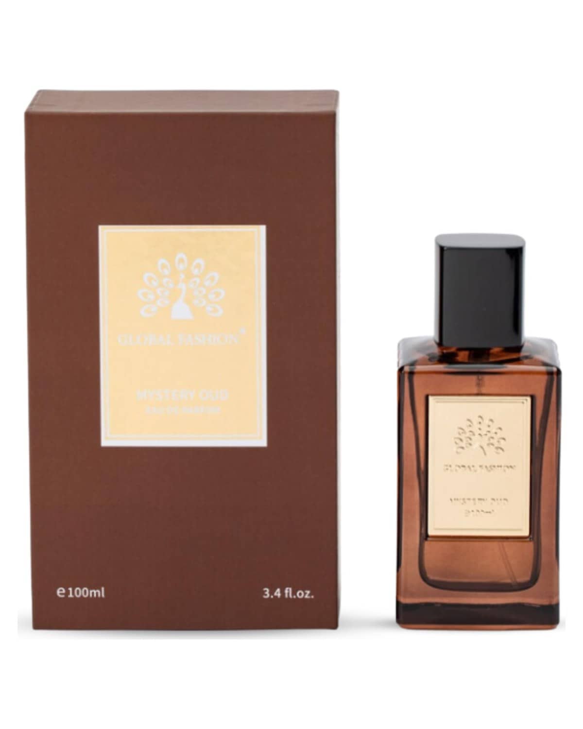 Men's Eau De Parfum - Natural Spray Luxury Fresh Aquatic Fragrance, Long-Lasting, Ocean Inspired, Elegant and Sophisticated, Ideal for All Seasons, Perfect for Him (Mystery Oud)