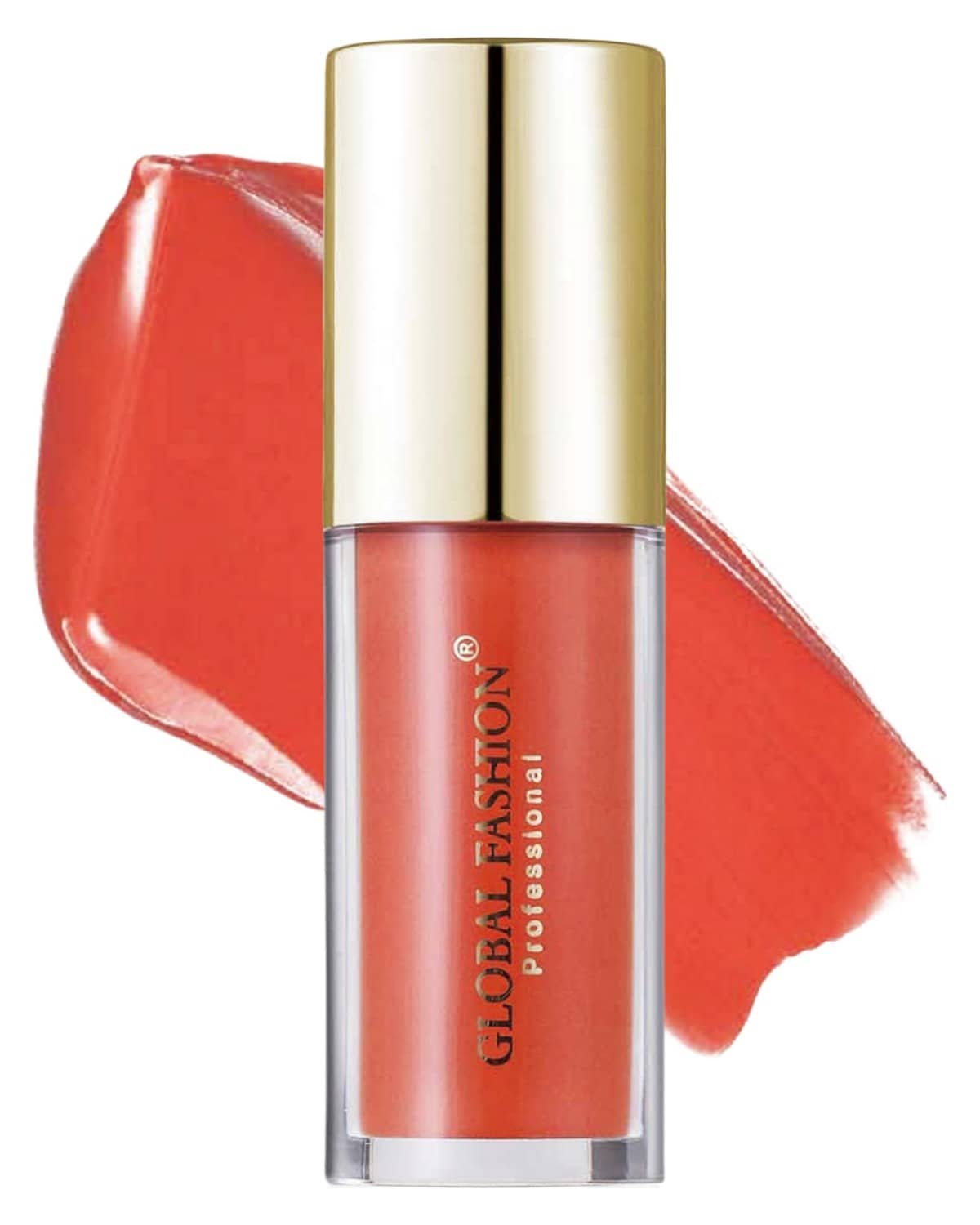 GLOBAL FASHION Velvet Lasting Matte Lip Gloss 4g - 24 Shades, Lightweight, Long-Lasting, Non-Sticky, High-Pigment, Hydrating with Jojoba Oil & Vitamin E for Smooth Wear (107 - Cora)