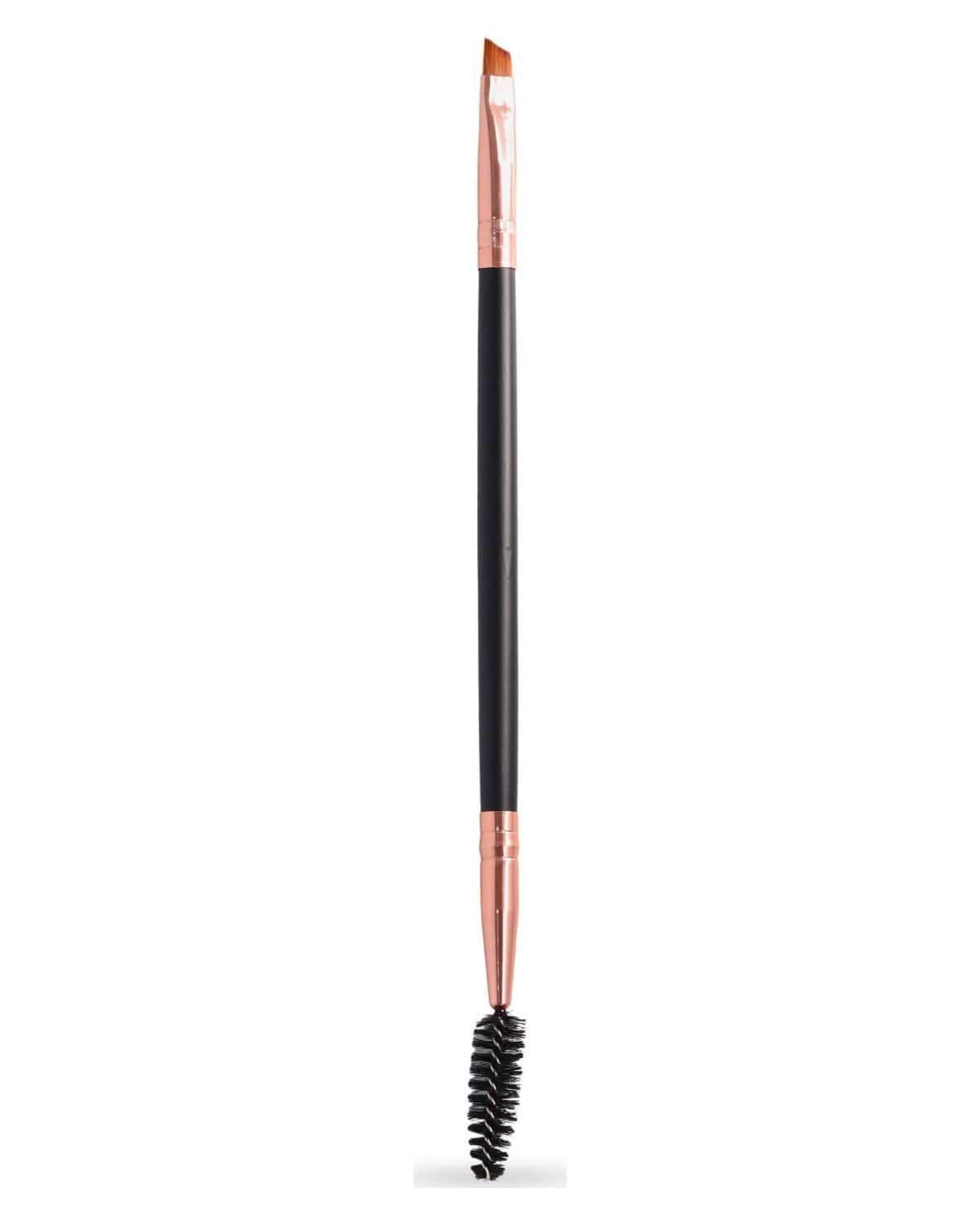 Global Fashion 2-in-1 Eyebrow & Lash Brush | Shaping & Defining Brows, Separating & Lengthening Lashes | Double-Ended Applicator | Soft Synthetic Bristles | Cruelty-Free & Vegan | Makeup Essentials