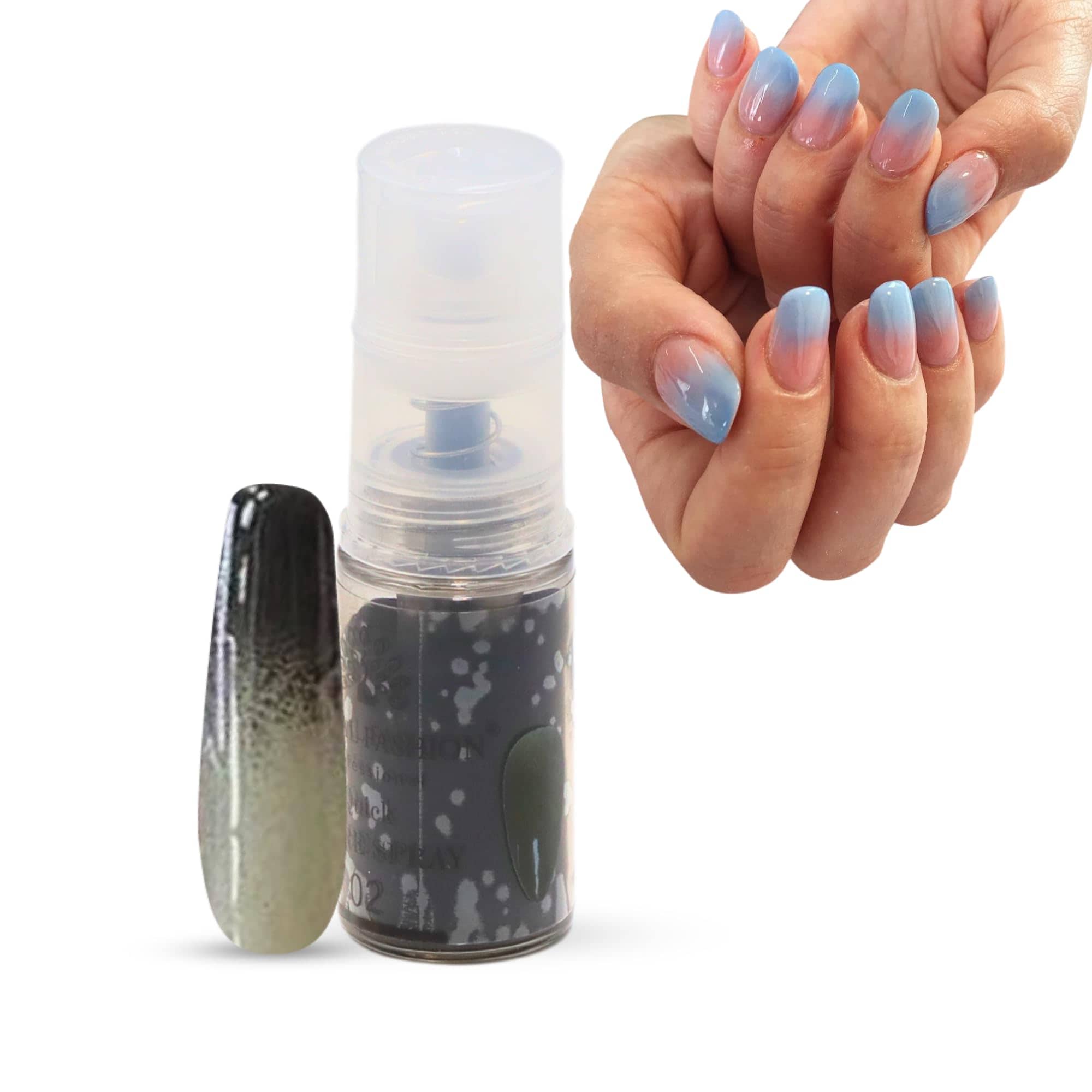 Global Fashion Ombre Nails - Quick Spray for Trendy Press-Ons (DIY) - Fast & Easy (02)