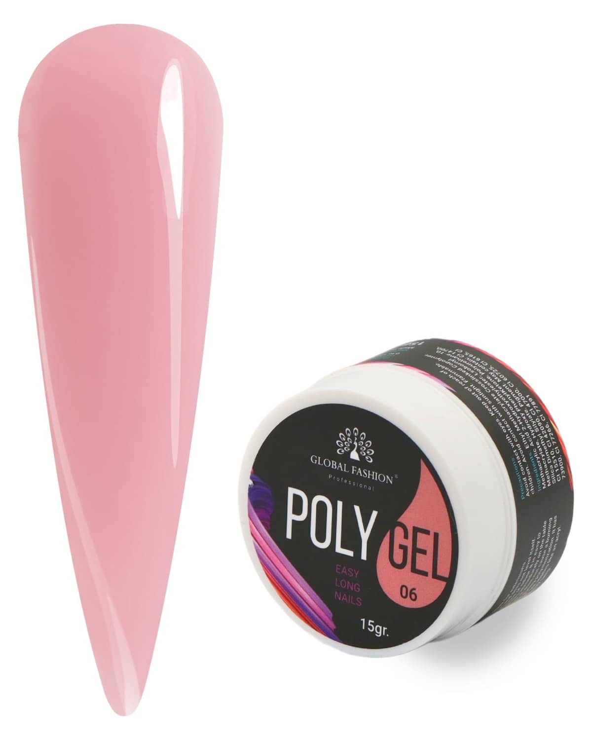 Polygel Nail Enhancement System - Strong, Durable, and Easy to Use - 15g | (06)