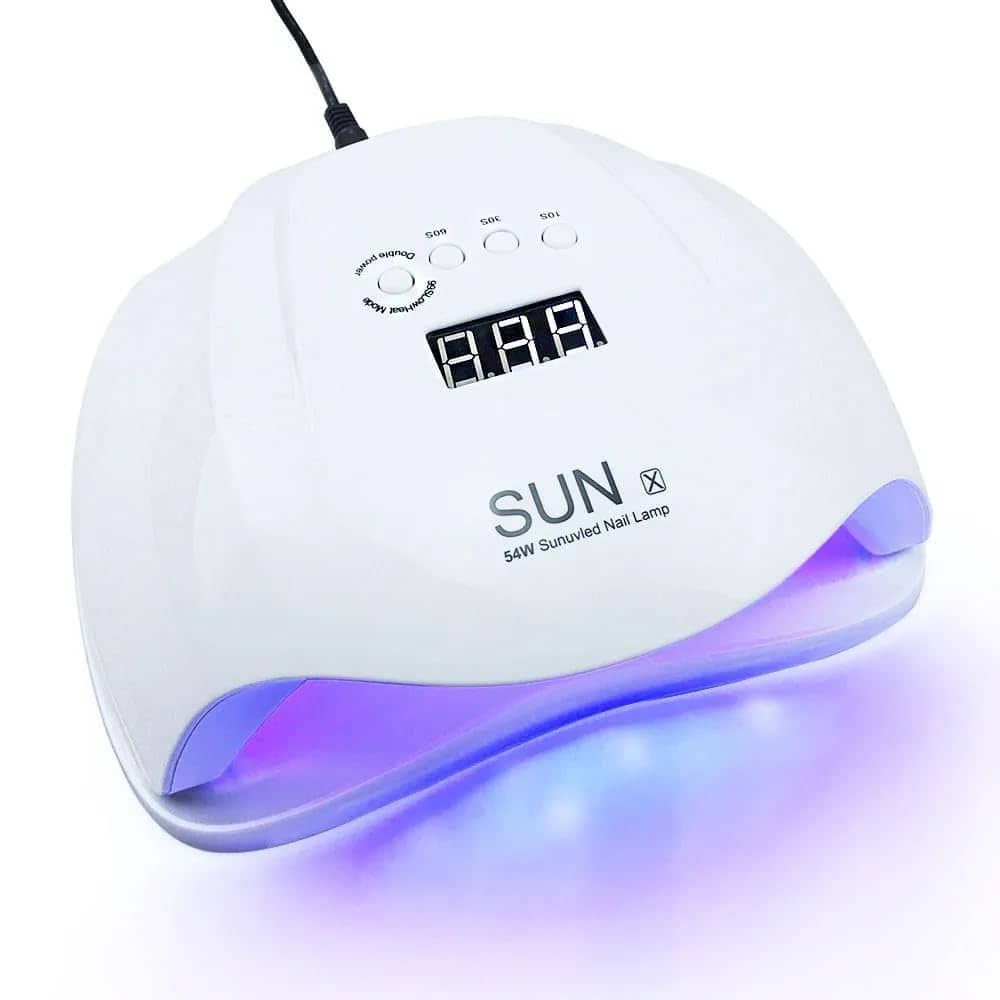 SUN X UV LED Nail Lamp 54W | Professional Gel Nail Dryer for Manicure and Pedicure | With Sensor and 4 Timers | Gift for Girls and Women