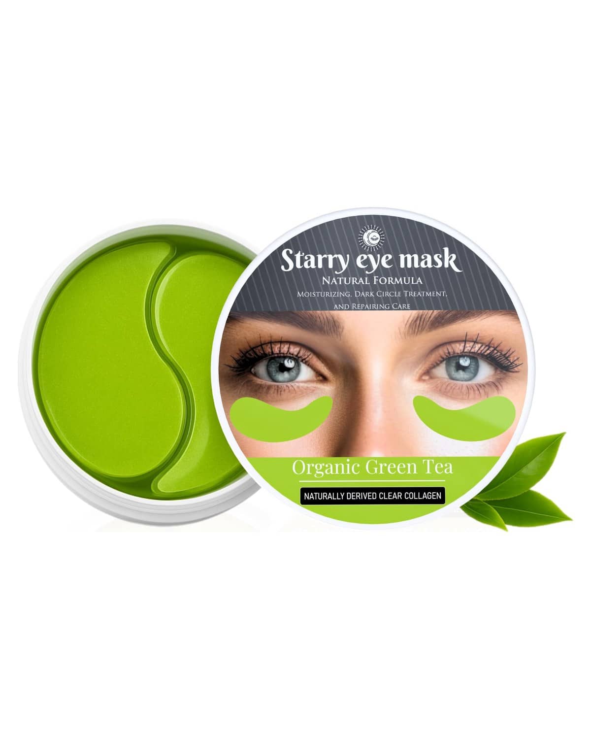 Global Fashion Under Eye Patches 30 Pairs - Under Eye Masks for Dark Circles, Puffiness, Fine Lines & Wrinkles, Anti-Aging, Hydrating Collagen Treatment, Beauty & Personal Care (30 pairs, Green Tea)