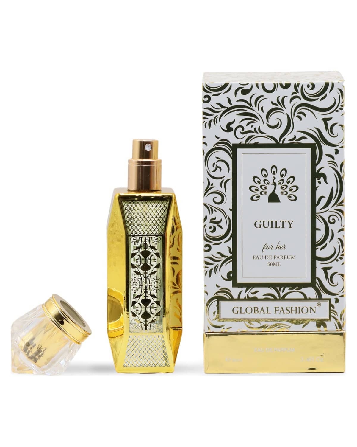 Global Fashion Elegant Bloom Eau de Parfum for Women 50ml - Floral & Oriental, Long-Lasting Daily Fragrance, 50ml EDP Perfume, Gift-Ready Scent for Her, Ideal for All Occasions (Gu)