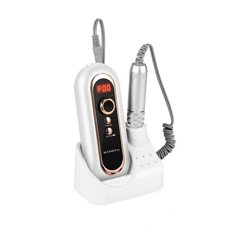 Global Fashion BQ-504A Cordless Nail Drill – 30,000 RPM, LCD Display, Rechargeable, Lightweight Ergonomic E-File Kit for Acrylic, Gel & Polygel Removal, Manicure & Pedicure, Salon
