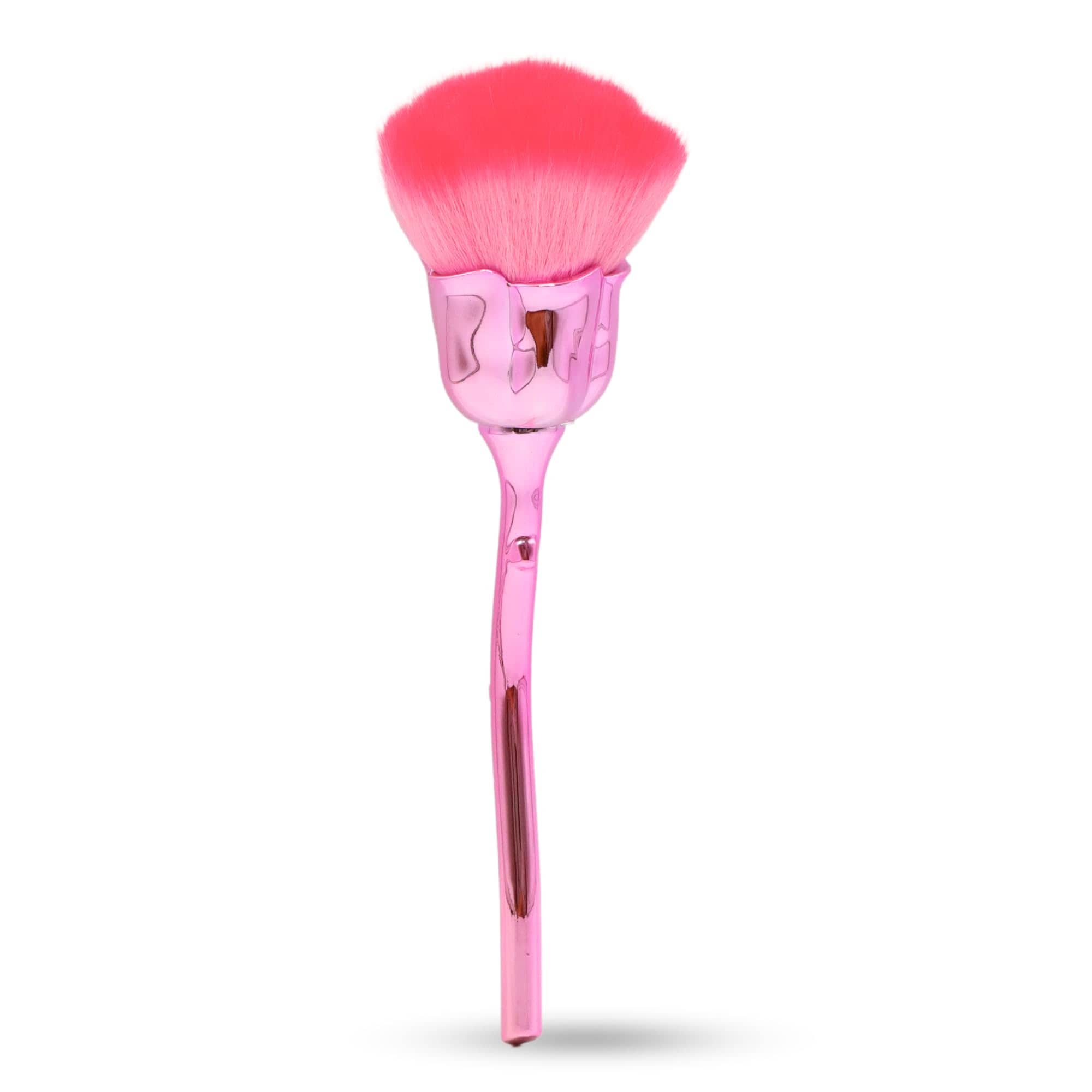 GLOBAL FASHION Professional Vegan & Cruelty-Free - Nail Art Powder Dust Removal Brush - Soft Bristles for Acrylic Powders, Glitters & Dips - Manicure Tool - Home & Salon Use | Purp