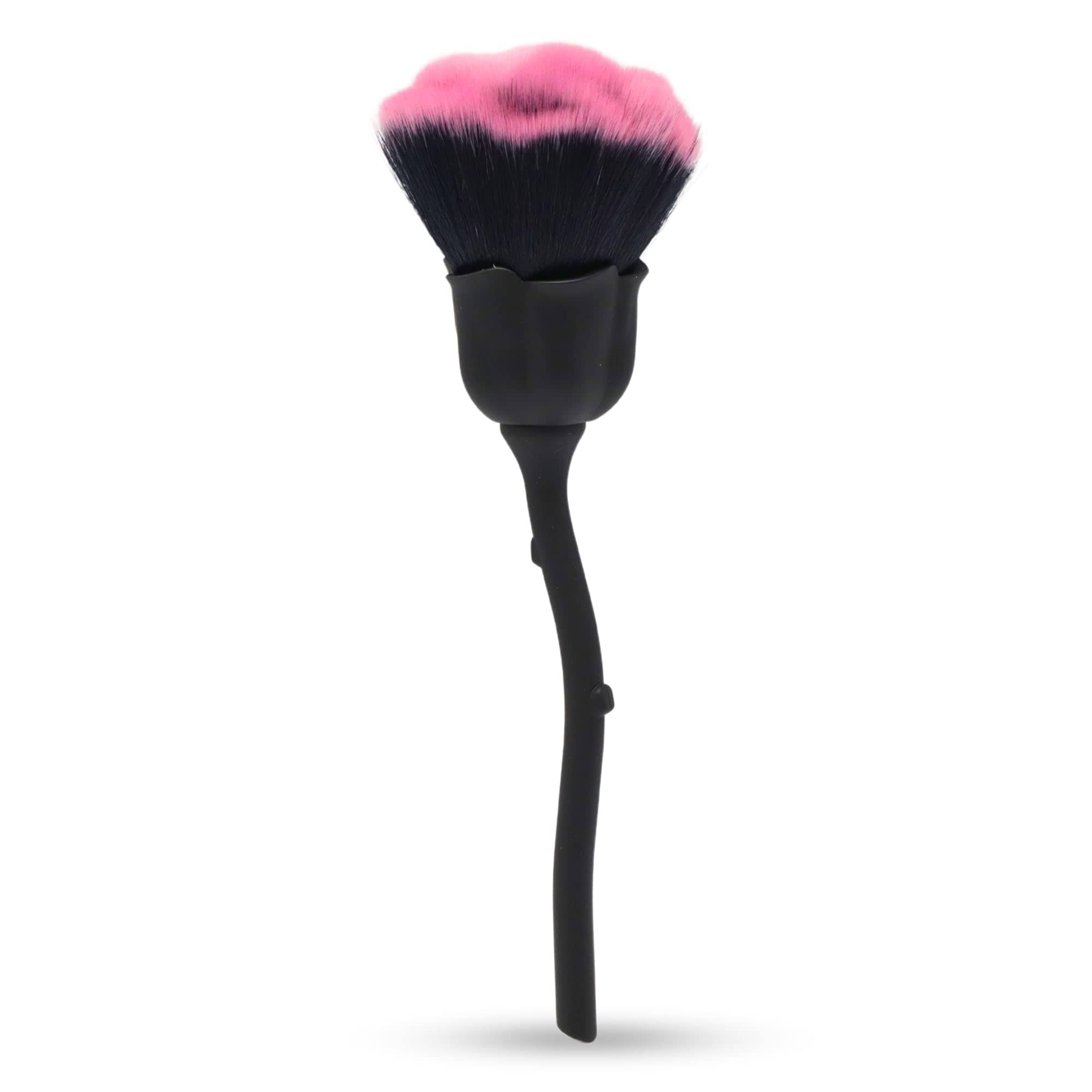 GLOBAL FASHION Professional Vegan & Cruelty-Free - Nail Art Powder Dust Removal Brush - Soft Bristles for Acrylic Powders, Glitters & Dips - Manicure Tool - Home & Salon Use | Blac
