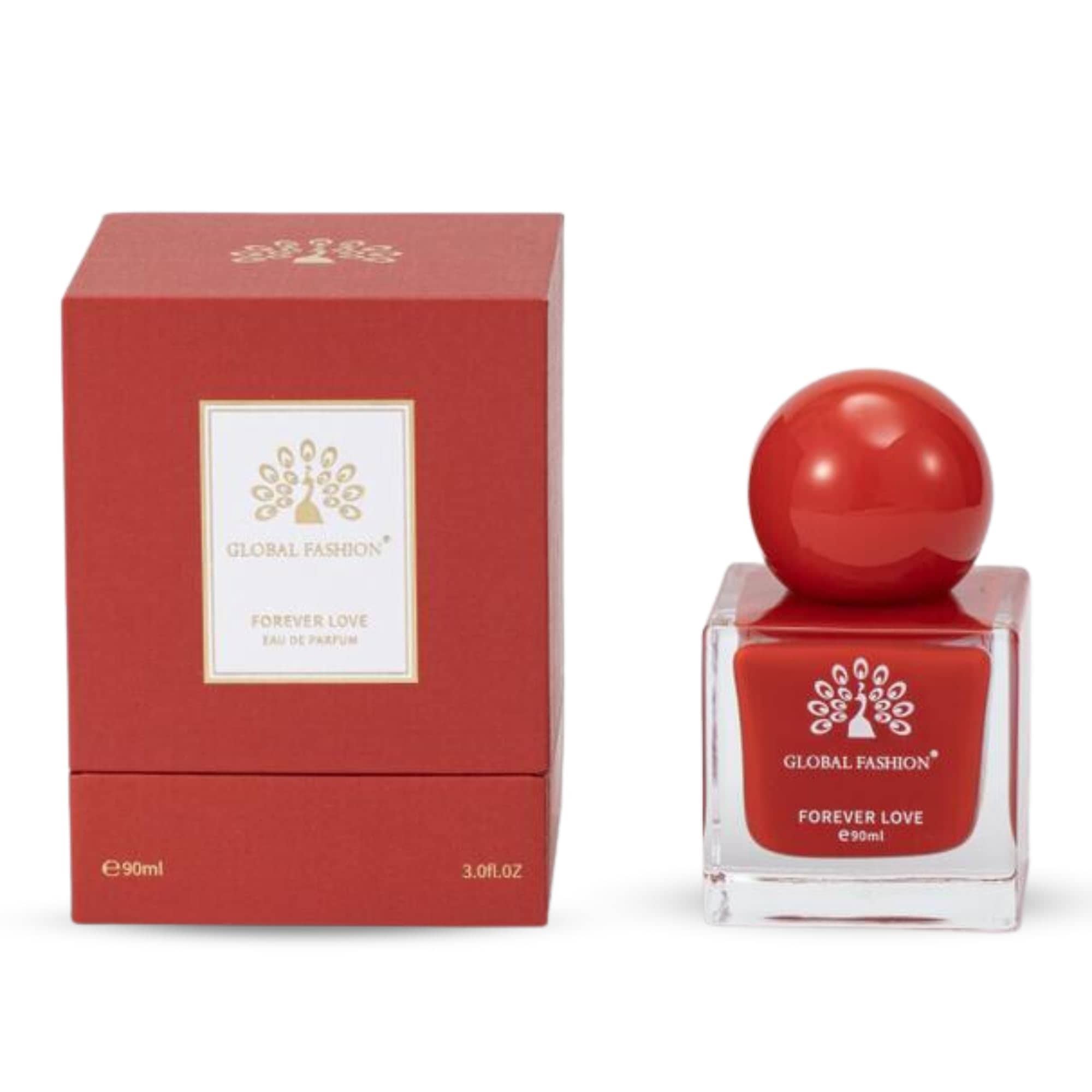 Eau De Parfum 90ml - Global Fashion | Natural Spray Luxury Fragrance for Women, Long-Lasting with Bergamot, Rose, Jasmine, Musk & Vanilla Notes | Perfect for Any Occasion (Forever)