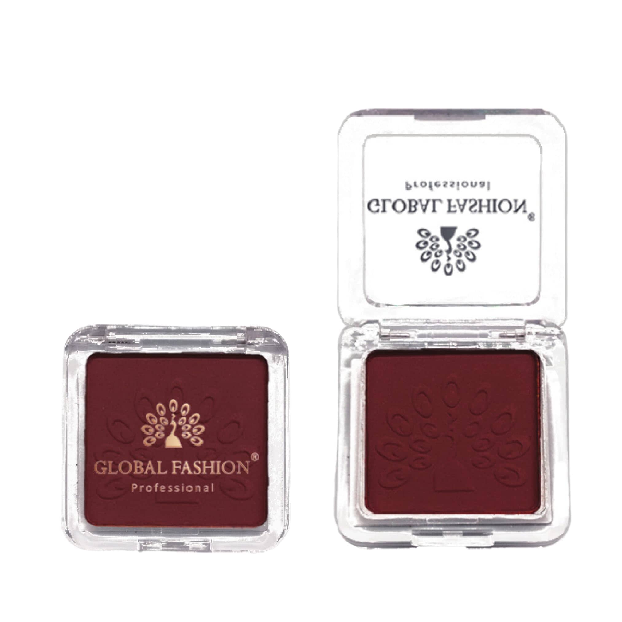 Global Fashion Professional 1-Color Eyeshadow Palette – Highly Pigmented Single Shade, Long-Lasting Matte & Shimmer Finish, Blendable Eye Makeup for All Skin Tones, Compact Design