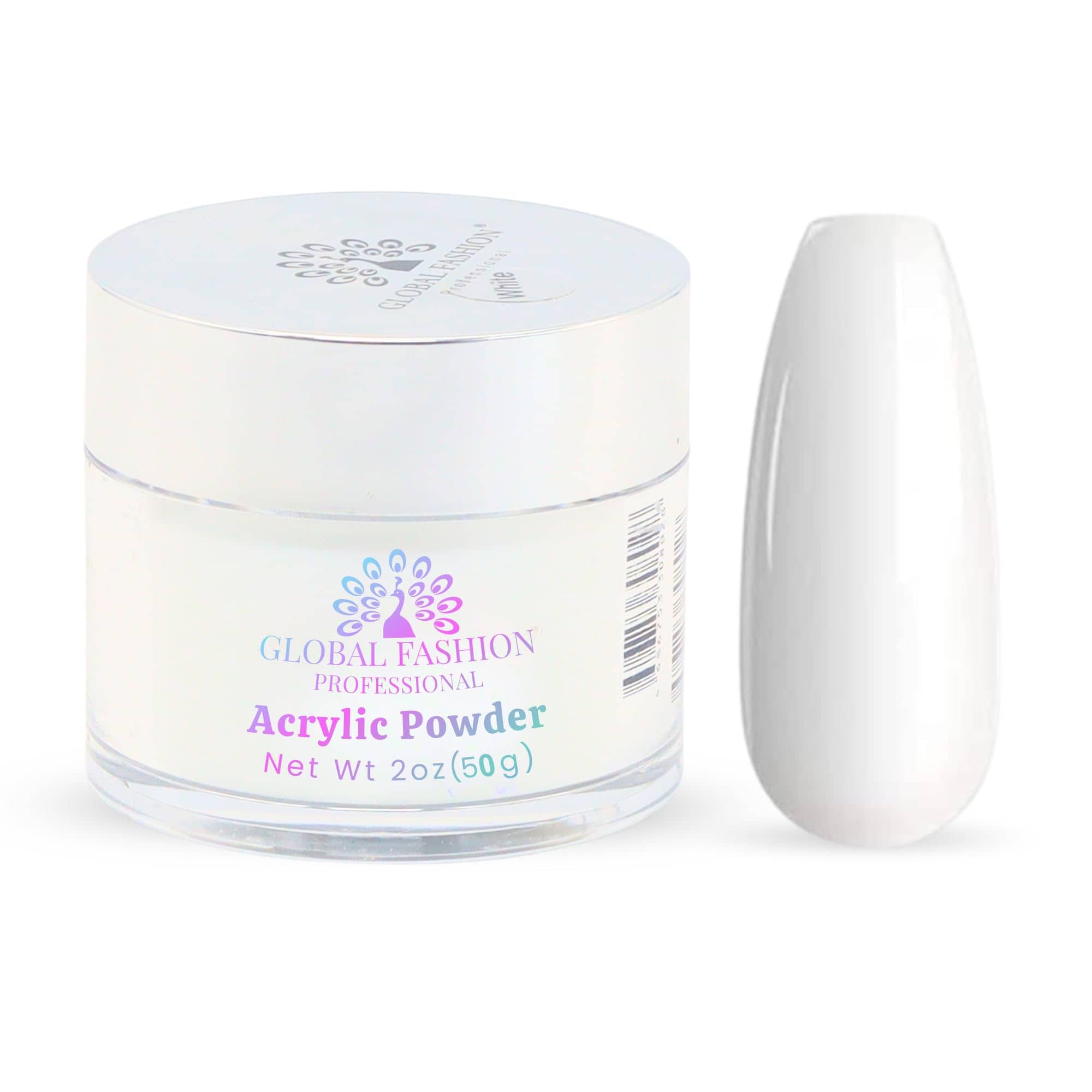 Acrylic Powder - Clear Finish, Strong Adhesion, Bubble-Free, Non-Yellowing, For Nail Extensions, Overlays, 3D & French Nails, Low-Odor, Fast-Setting, Professional Salon-Quality For