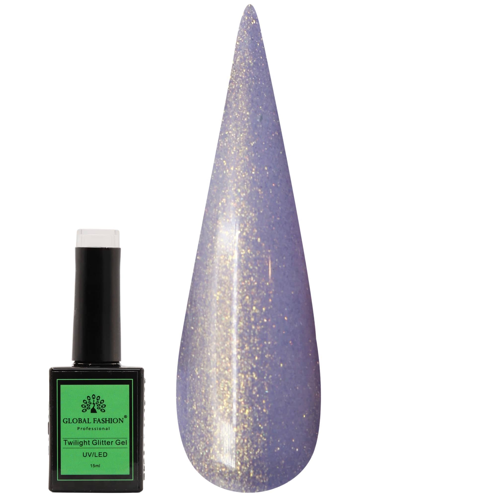 Twilight Gel Nail Polish 15ml by Global Fashion – Long-Lasting, Color Changing, Professional Nail Art, UV/LED Soak-Off Gel, Easy Application, Salon-Grade Manicure | (202, 15ml)