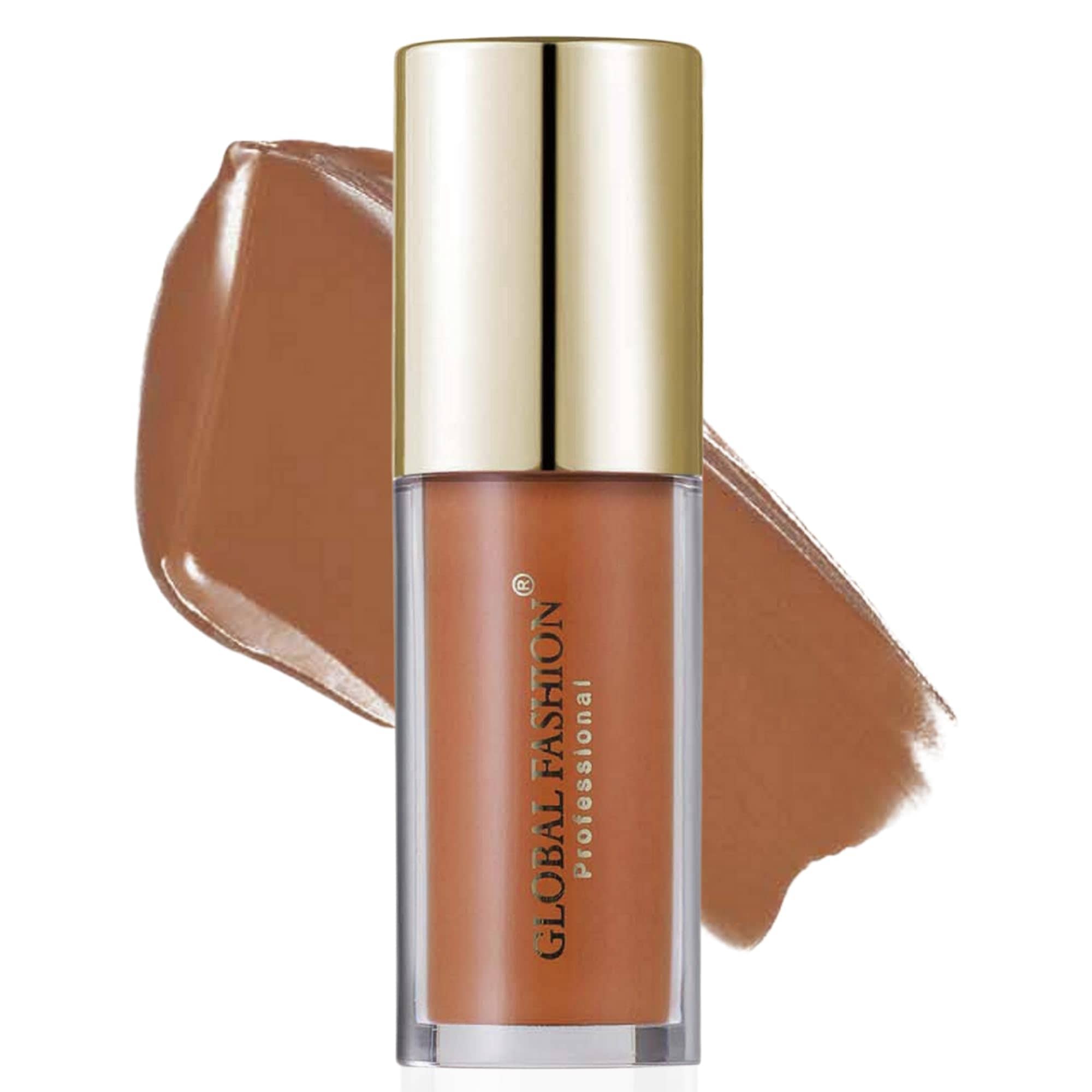 GLOBAL FASHION Velvet Lasting Matte Lip Gloss 4g - 24 Shades, Lightweight, Long-Lasting, Non-Sticky, High-Pigment, Hydrating with Jojoba Oil & Vitamin E for Smooth Wear (108 - Crea)