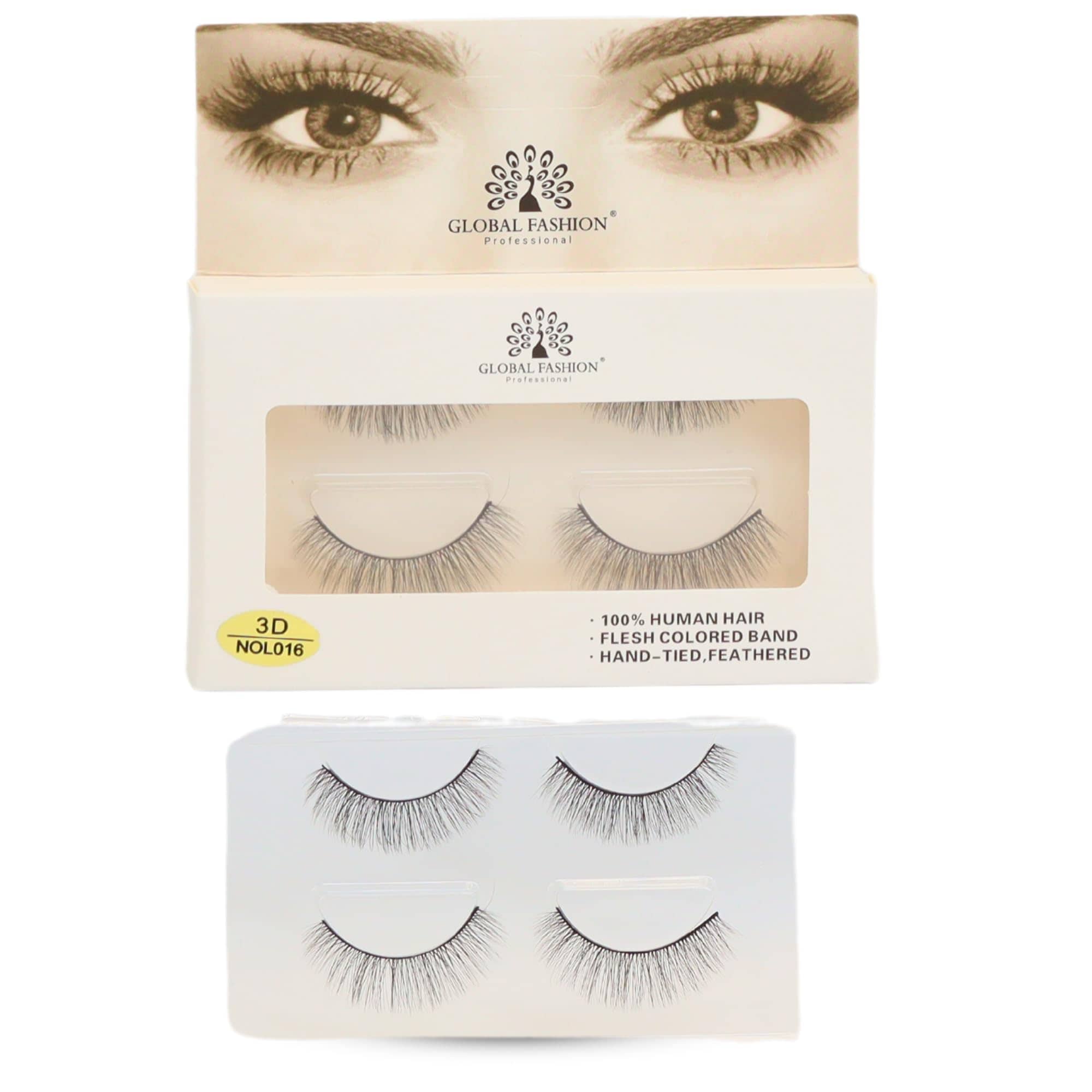 False Eyelashes Pack - Wispy Natural Look, Mink Fluffy Strips, Cat Eye and Fox Eye Lashes, Reusable, Easy Application, Perfect for Daily Wear & Special Occasions | (Eyelash 3D NOL0)