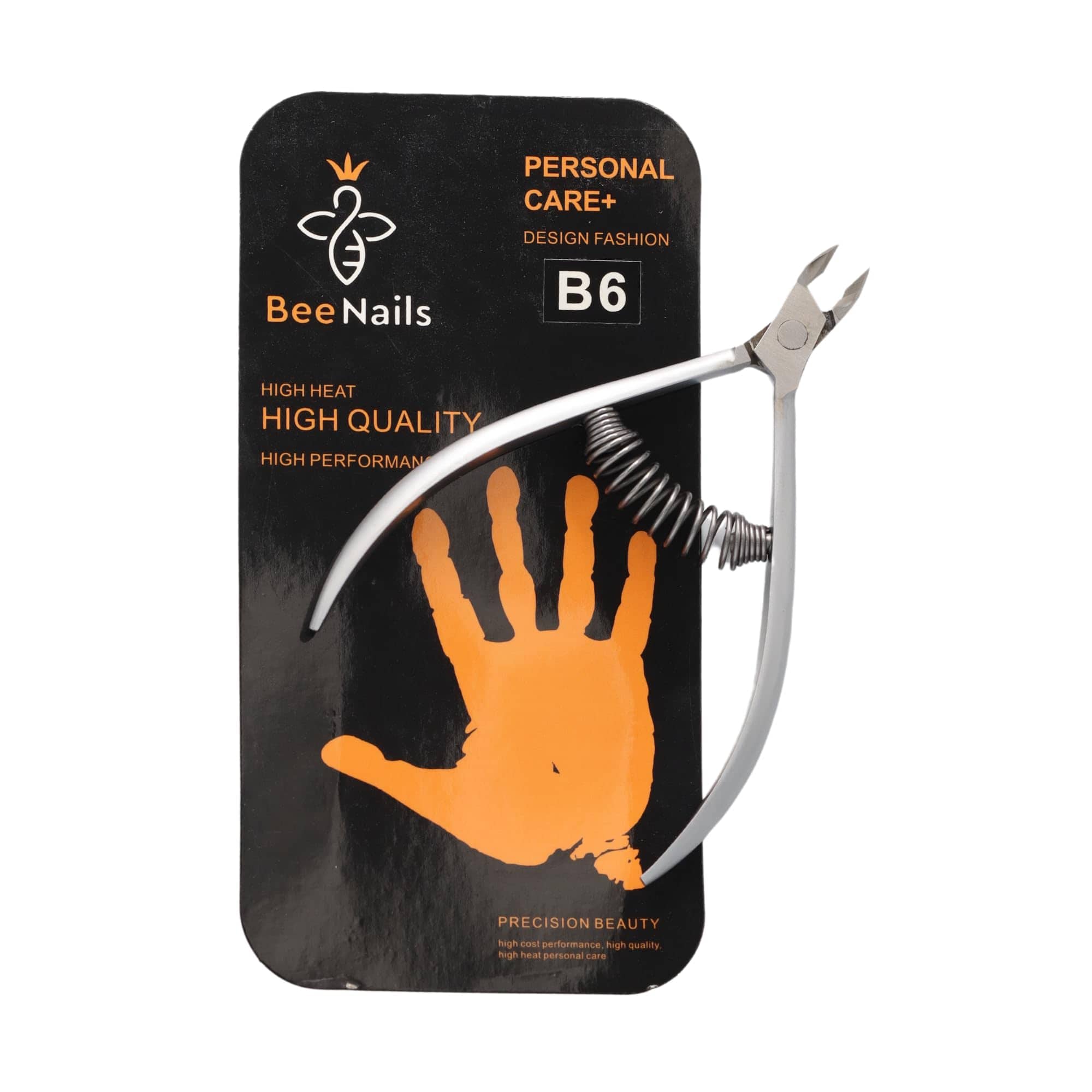 BeeNails Premium Stainless Steel Cuticle Nipper & Remover Kit for Flawless Manicures & Pedicures - Professional Clippers, Salon Grade Durable Tools for Fingernails and Toenails