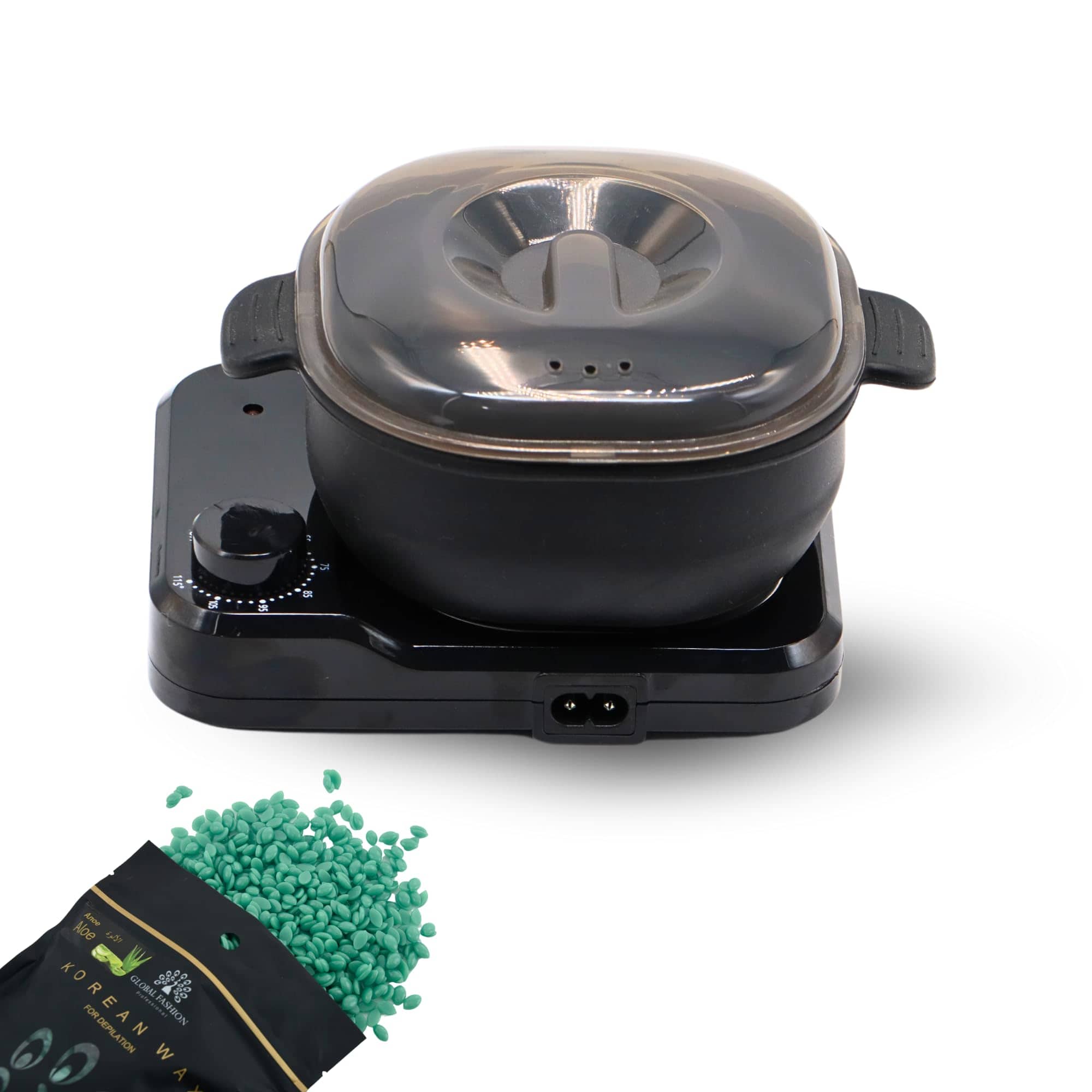 Electric Wax Warmer - Hard Wax Heater for Hair Removal, Fast Heating, for Face, Body, Bikini, Arms & Legs - Home & Salon Use (Black)