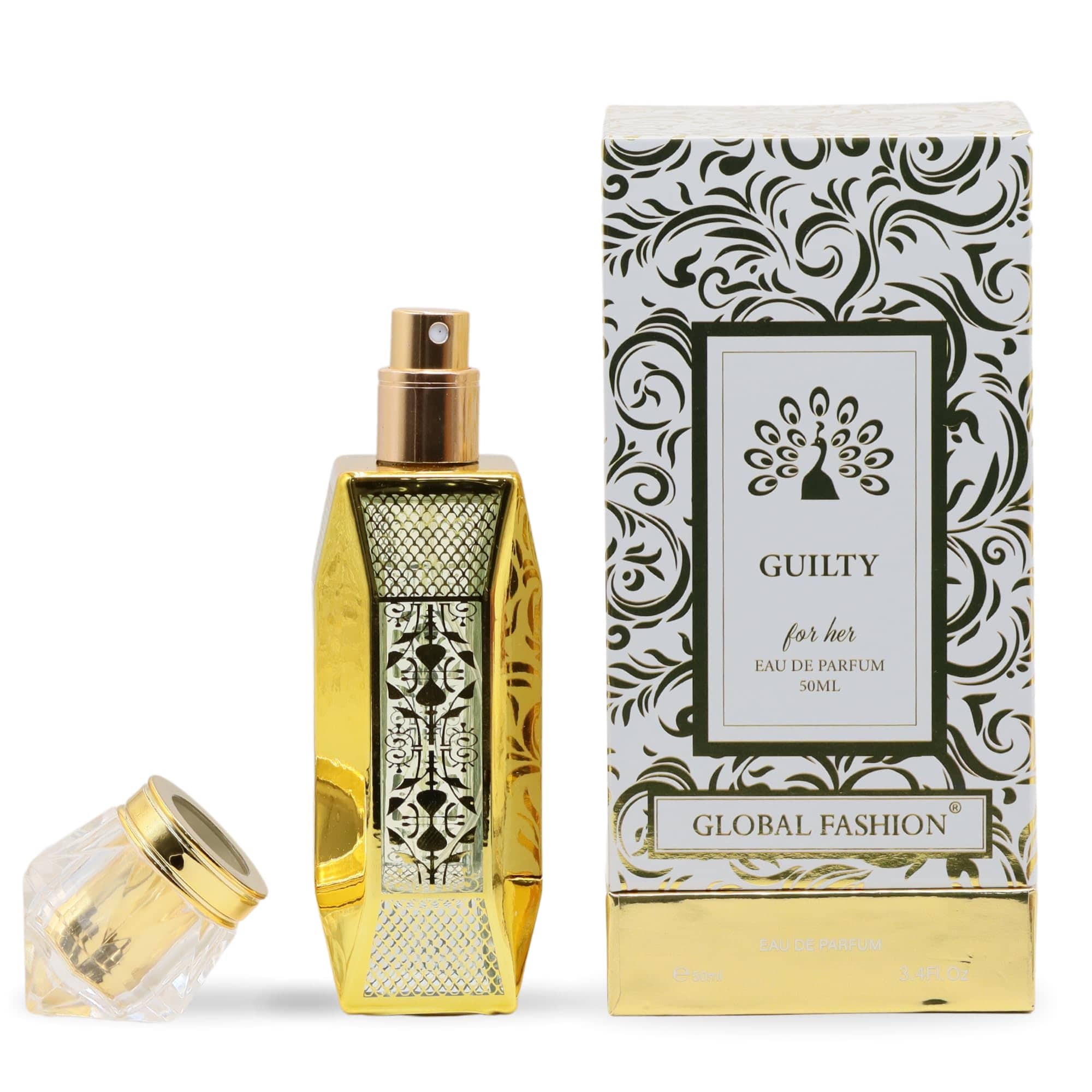 Global Fashion Elegant Bloom Eau de Parfum for Women 50ml - Floral & Oriental, Long-Lasting Daily Fragrance, 50ml EDP Perfume, Gift-Ready Scent for Her, Ideal for All Occasions (Gu)