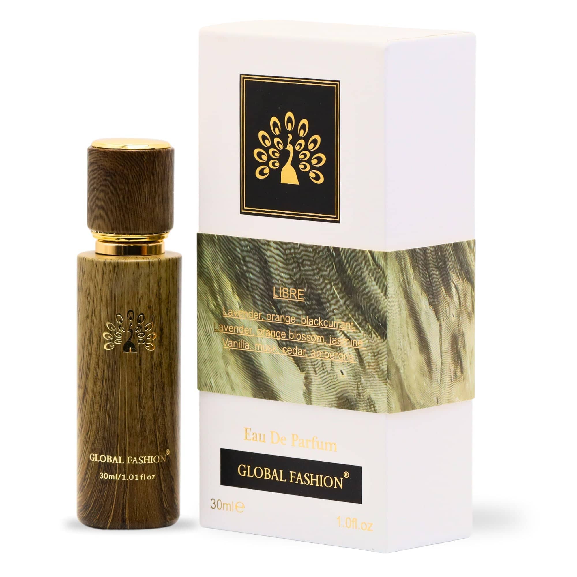 Global Fashion LIBRE Eau de Parfum Spray - Elegant & Long-Lasting Fragrance for Women, with Lavender, Orange Blossom, Jasmine, and Ambergris Notes, 30ml | Perfume for Everyday Soph