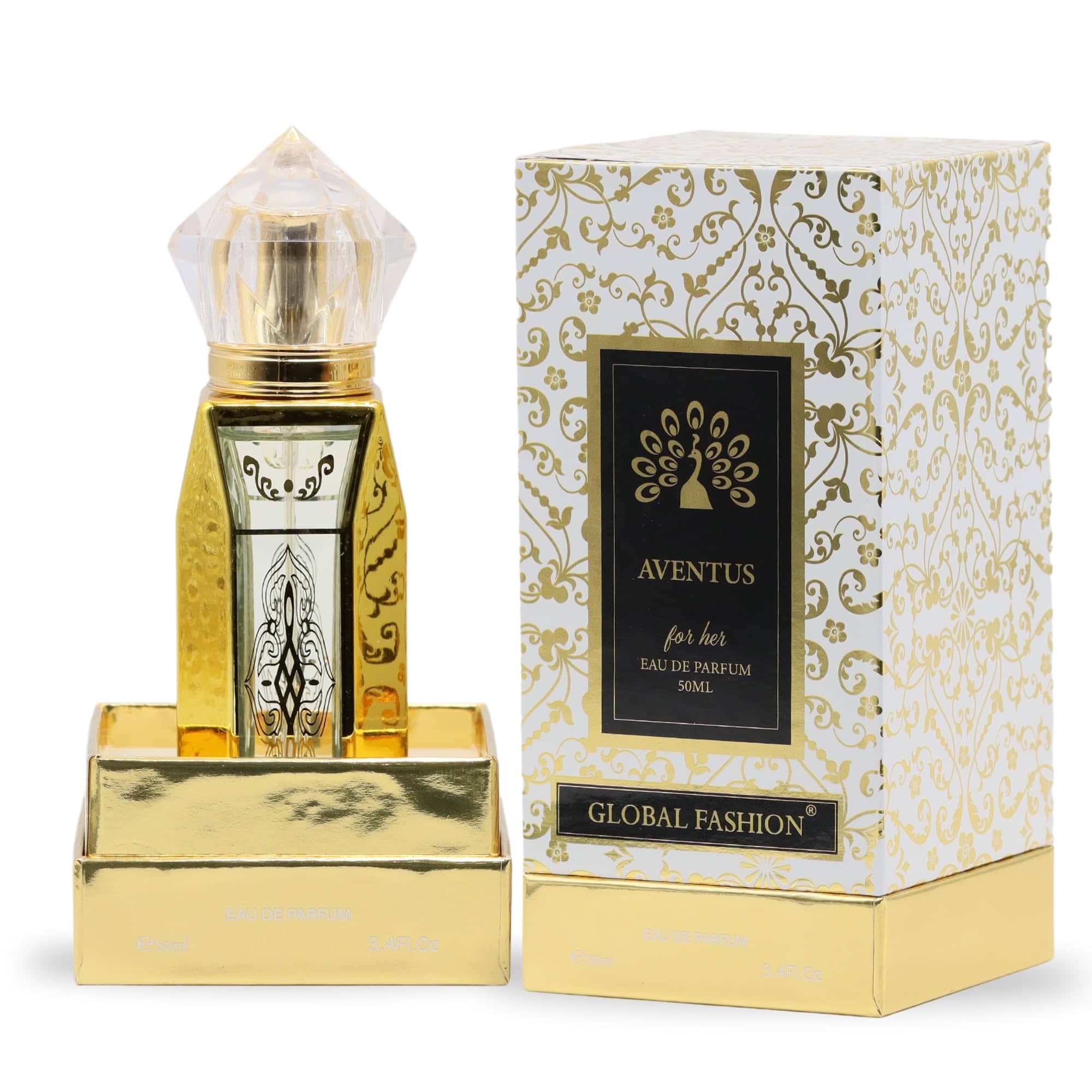 Global Fashion Elegant Bloom Eau de Parfum for Women 50ml - Floral & Oriental, Long-Lasting Daily Fragrance, 50ml EDP Perfume, Gift-Ready Scent for Her, Ideal for All Occasions (Av)