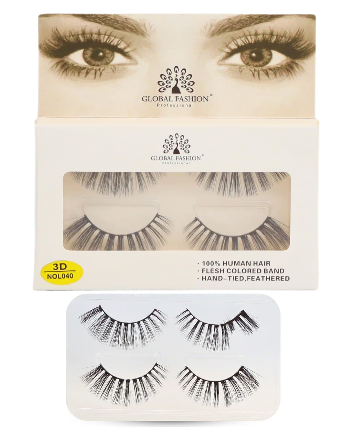 Eyelash 3D NOL040-2 Pair