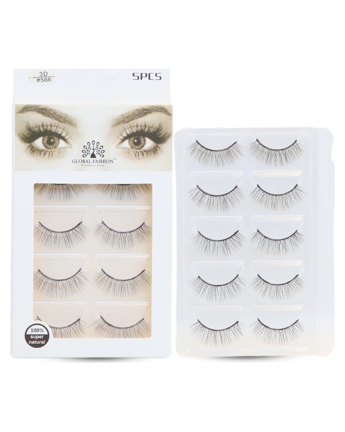 Eyelash 3D #566-5 Pair