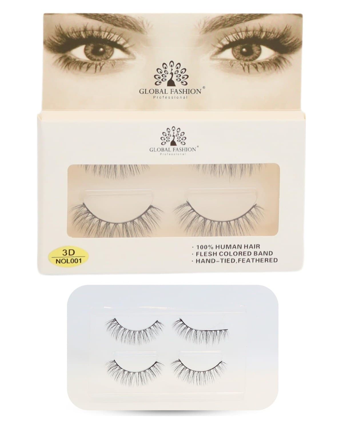 Eyelash 3D NOL001-2 Pair