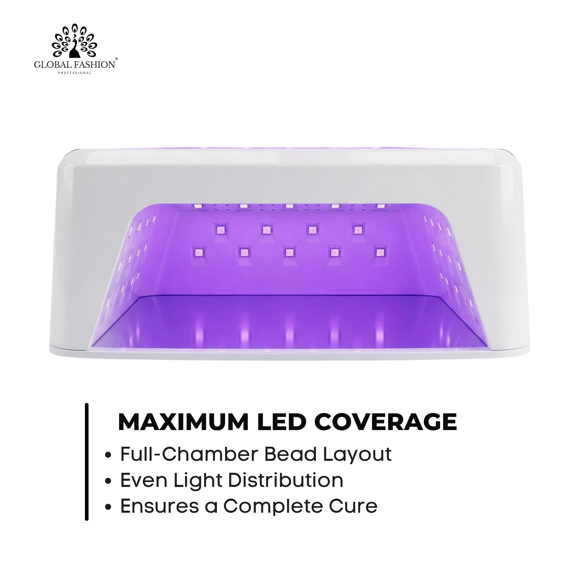 GLOBAL FASHION UV LED Nail Lamp for Gel Nails - 6