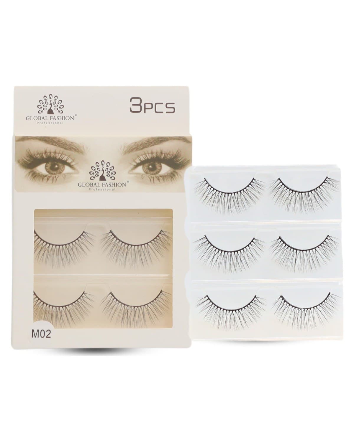 Eyelash M02-3 Pair