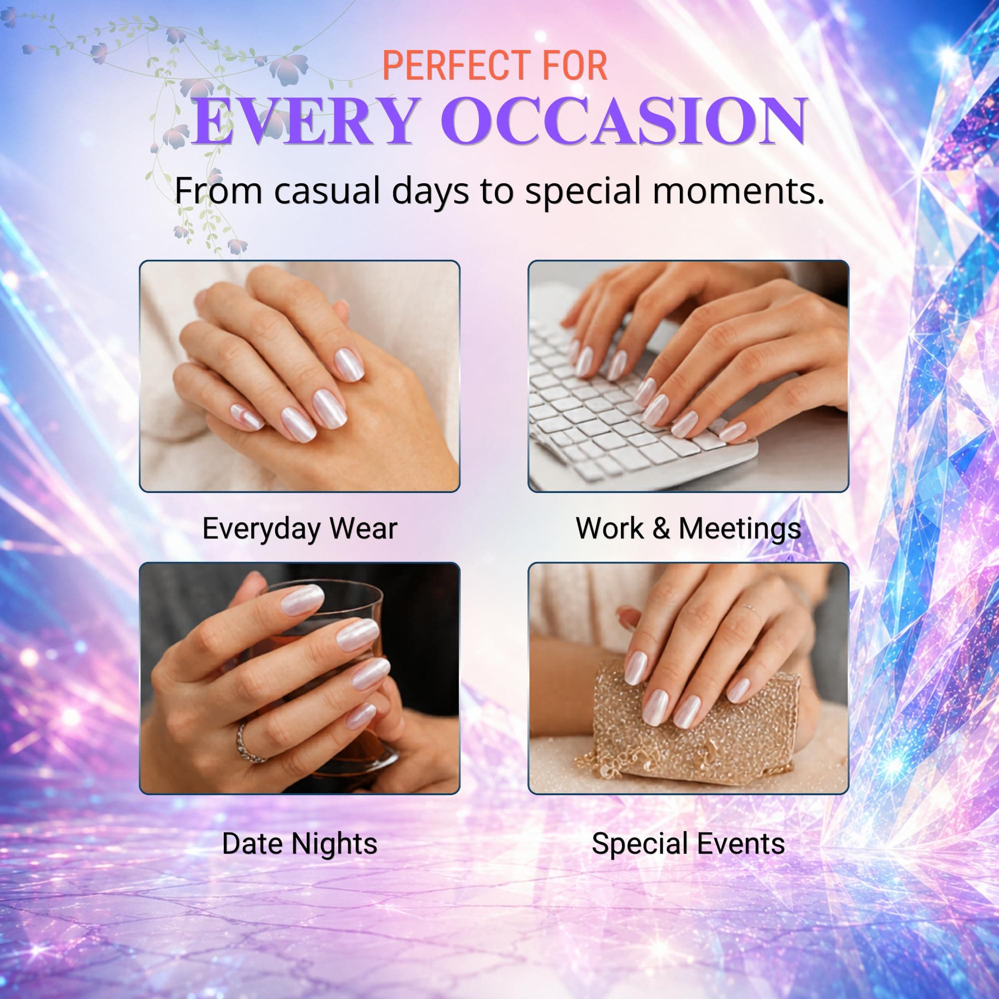 Color Top Coat Diamond 12ml – HEMA & TPO Free No Wipe Gel Top — Shade Color Top_19 - 10