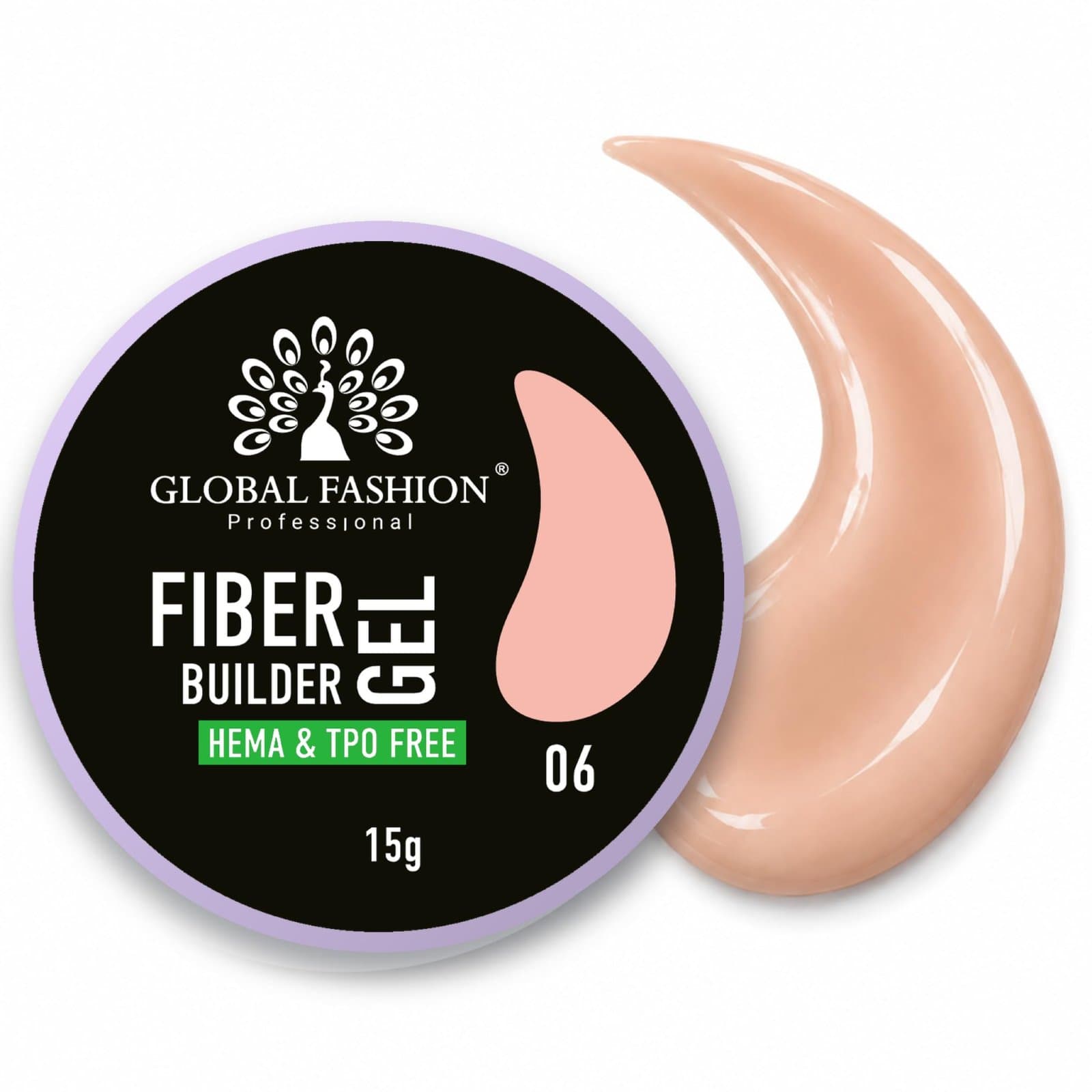 Fiber Builder Gel - 15g - 6