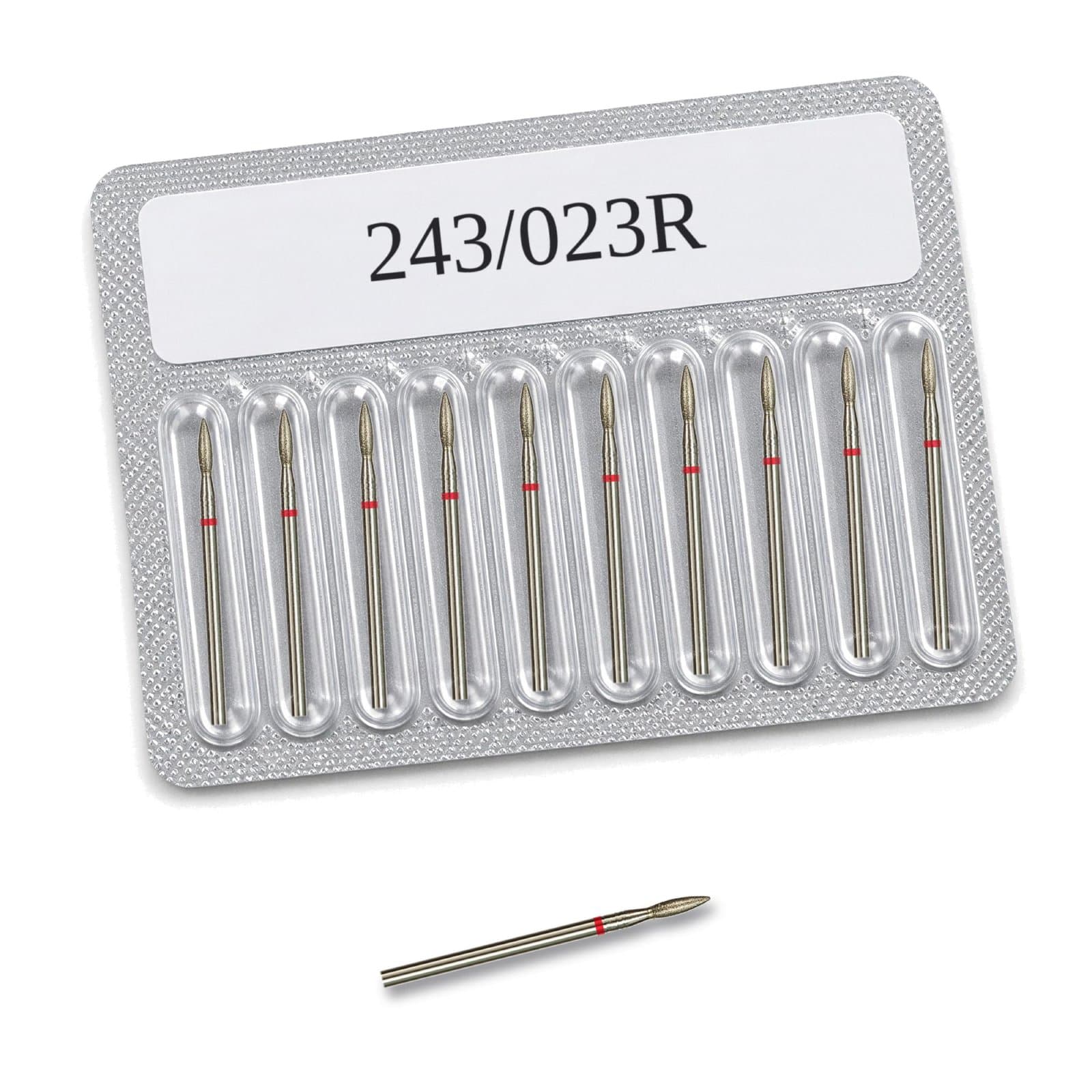 Flame Nail Drill Bits - 10 Pcs - 6