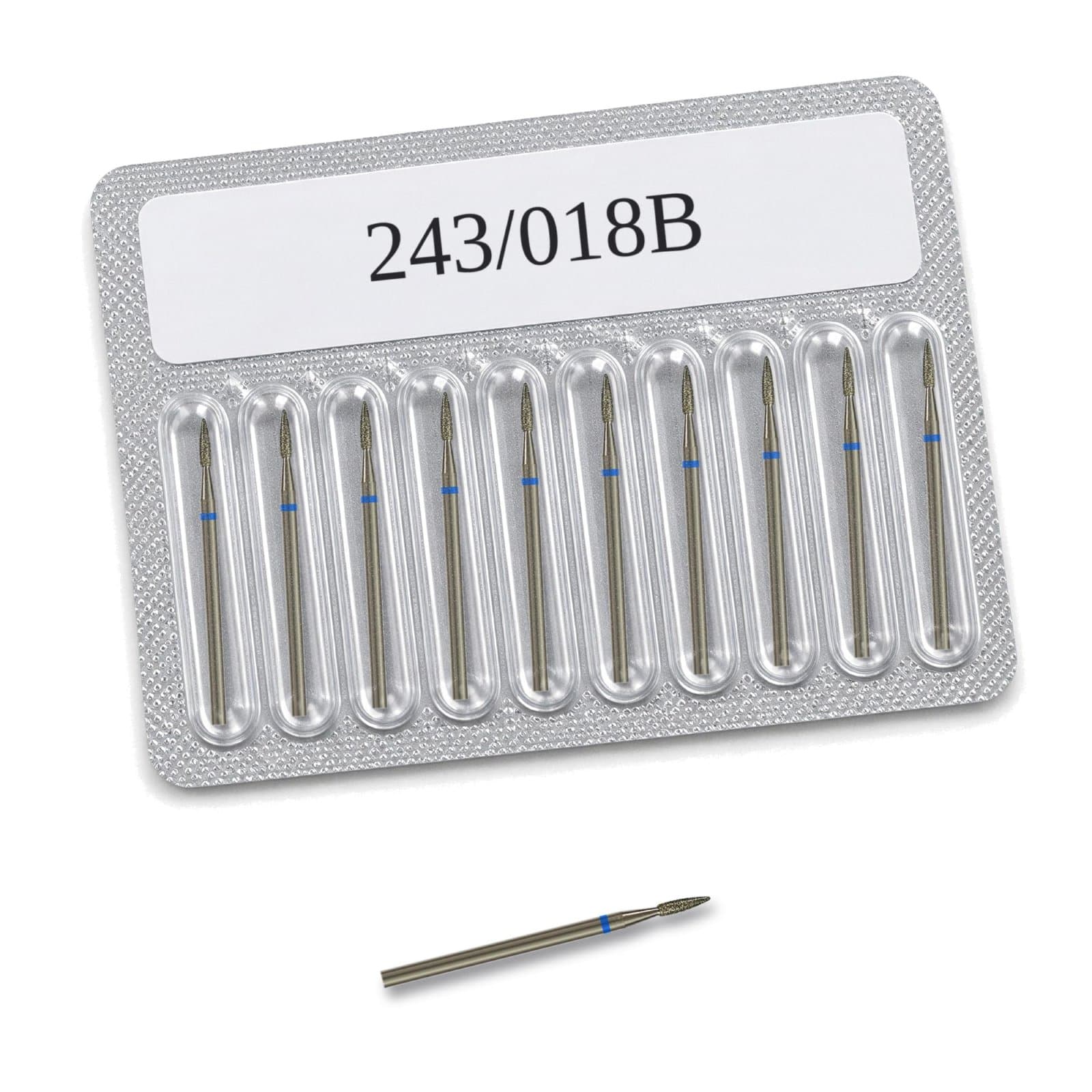 Flame Nail Drill Bits - 10 Pcs