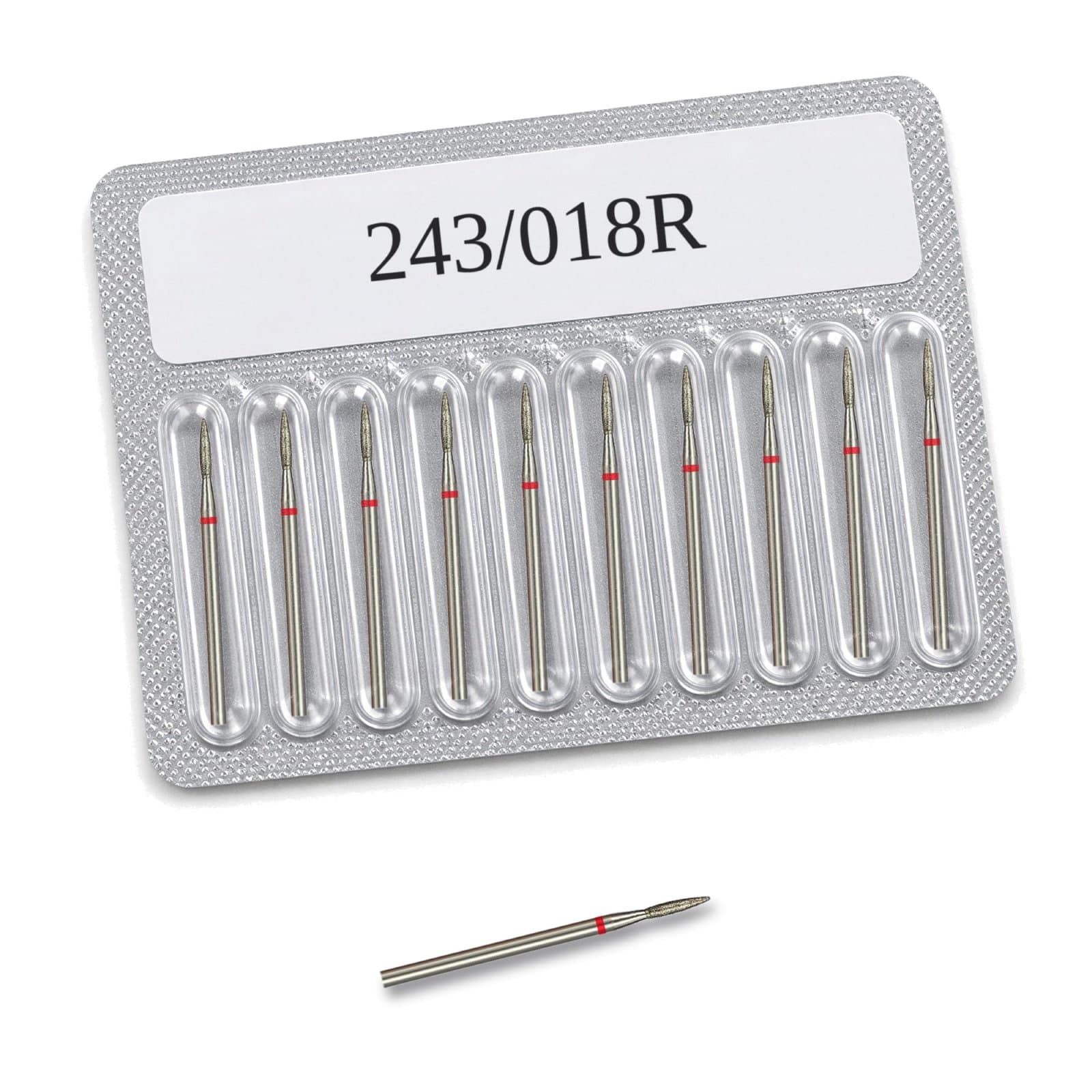 Flame Nail Drill Bits - 10 Pcs - 2