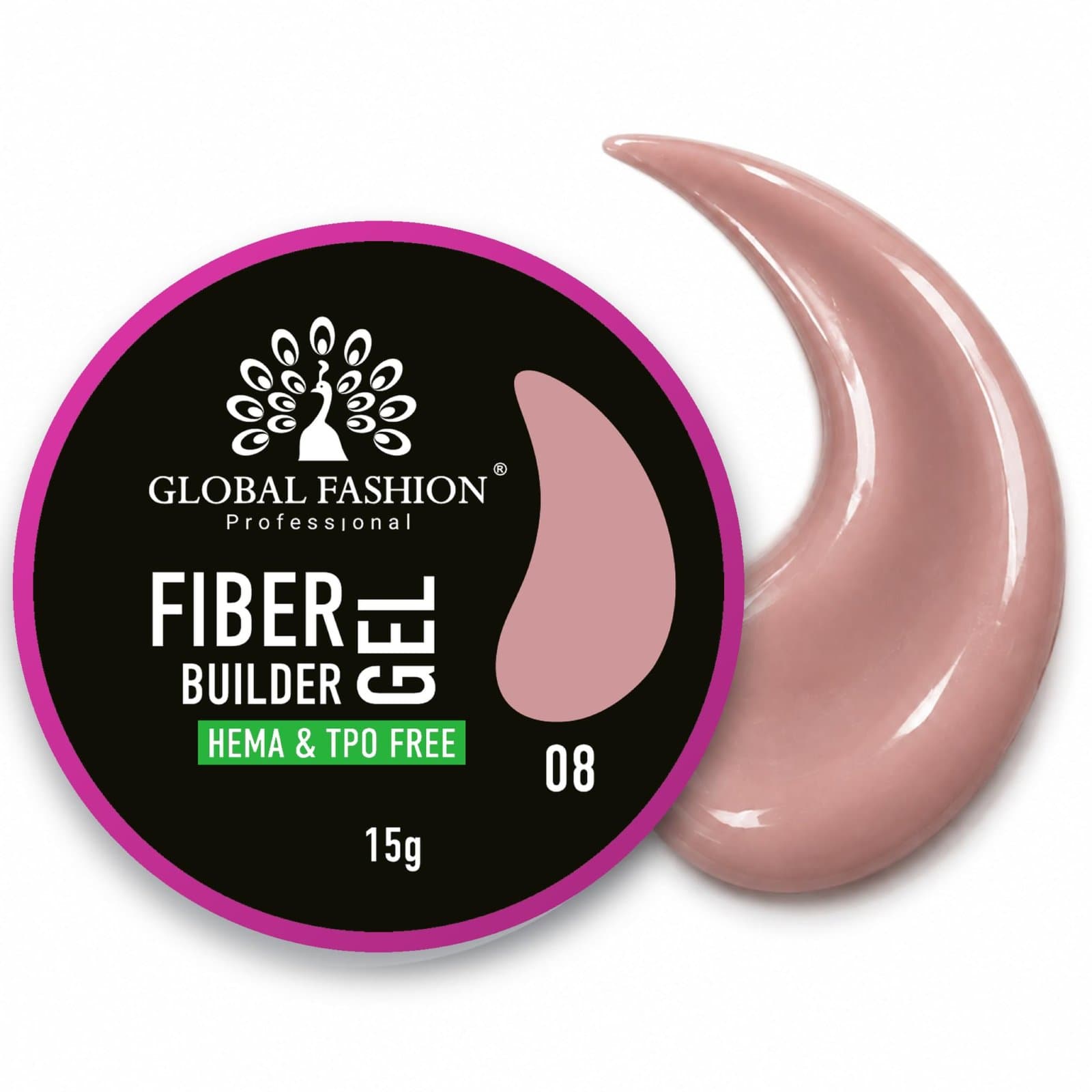 Fiber Builder Gel - 15g - 8