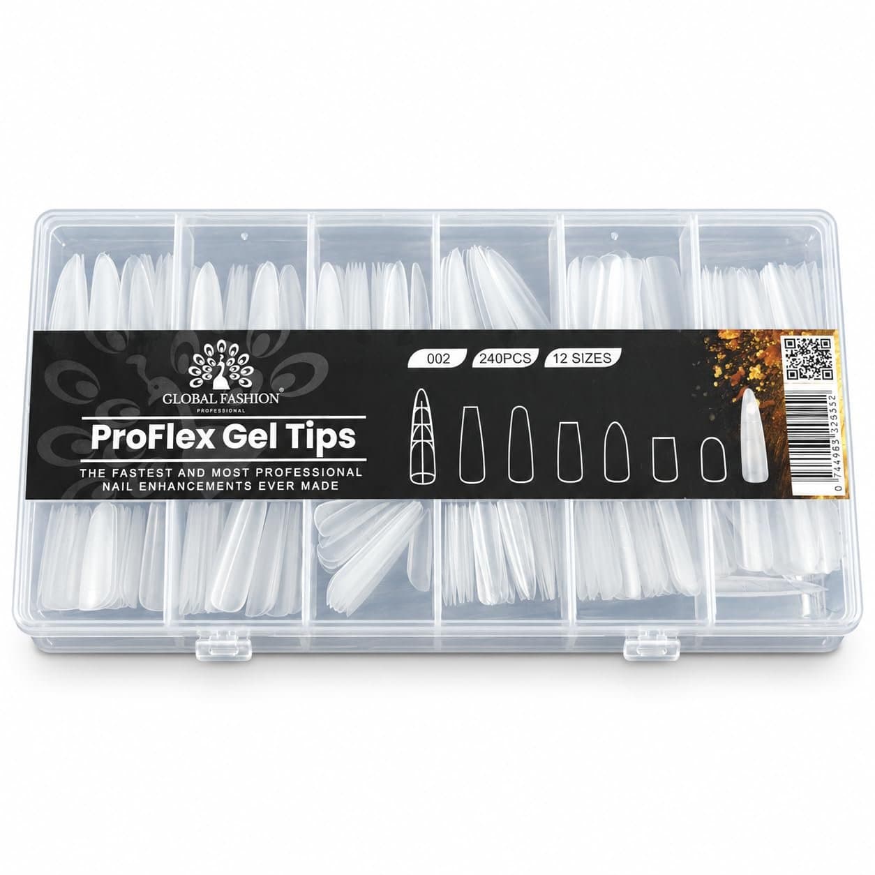 ProFlex Gel Nail Tips - 240 Pcs - 2