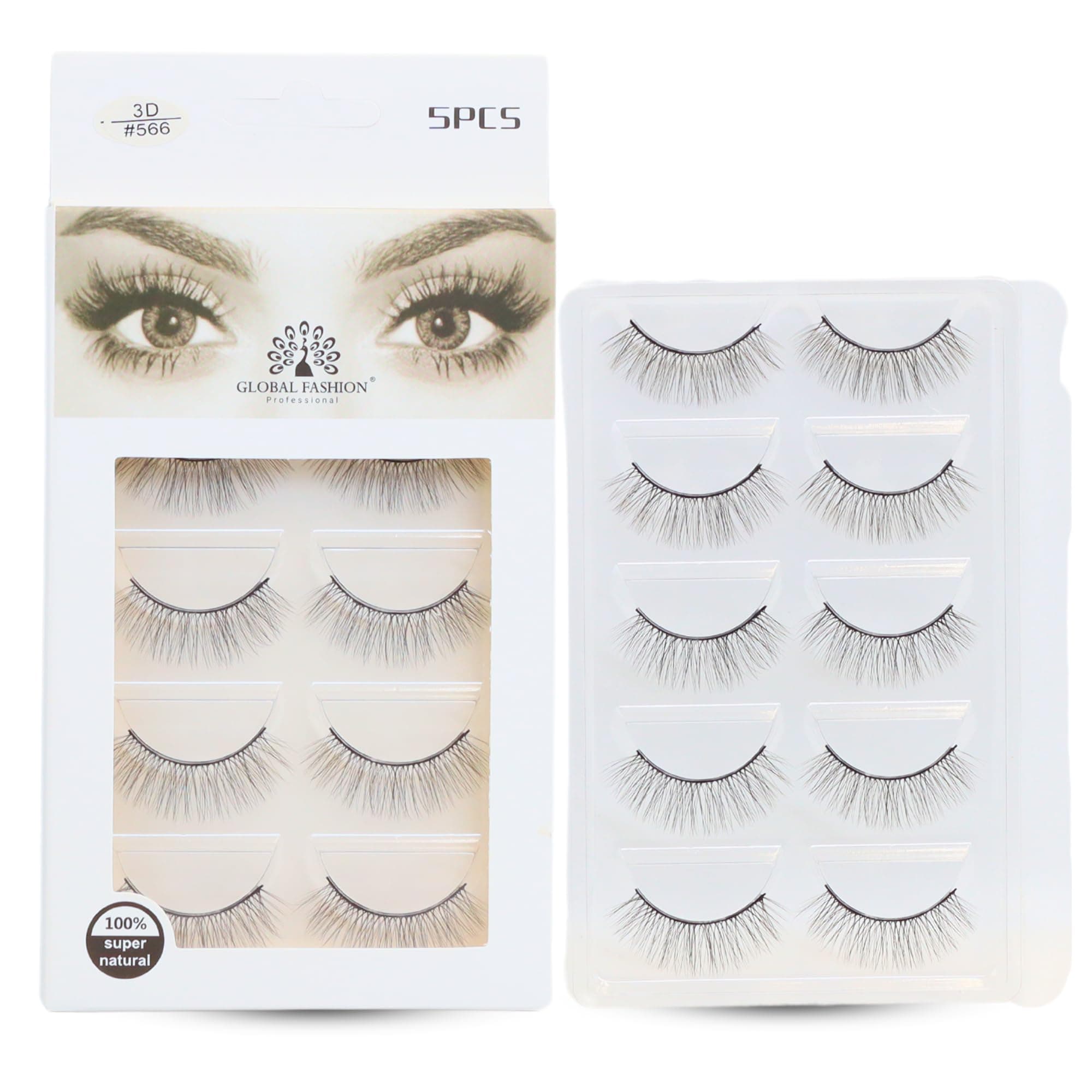 Eyelash 3D #566-5 Pair