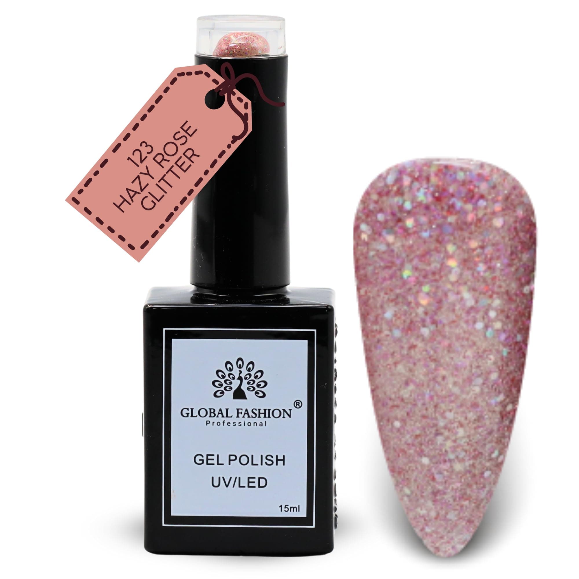 123-Hazy Rose Glitter-1p