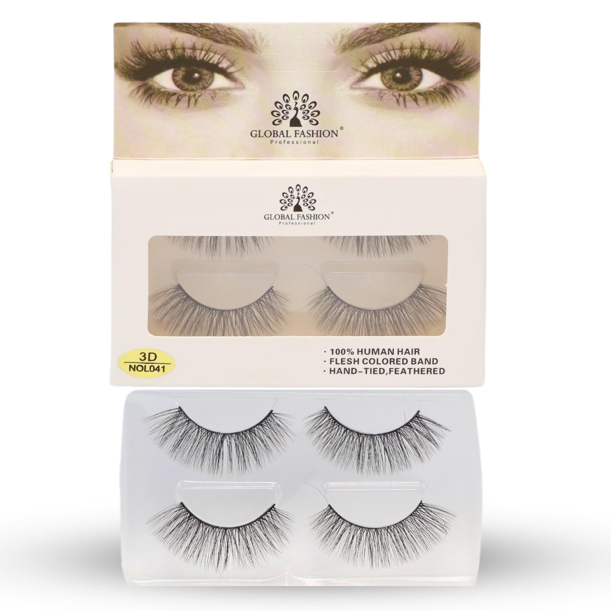 3D-2 Pair False Eyelashes Pack - Wispy Natural Look, Mink Fluffy Strips, Cat Eye and Fox Eye Lashes, Reusable, Easy Application, Perfect for Daily Wear & Special Occasions