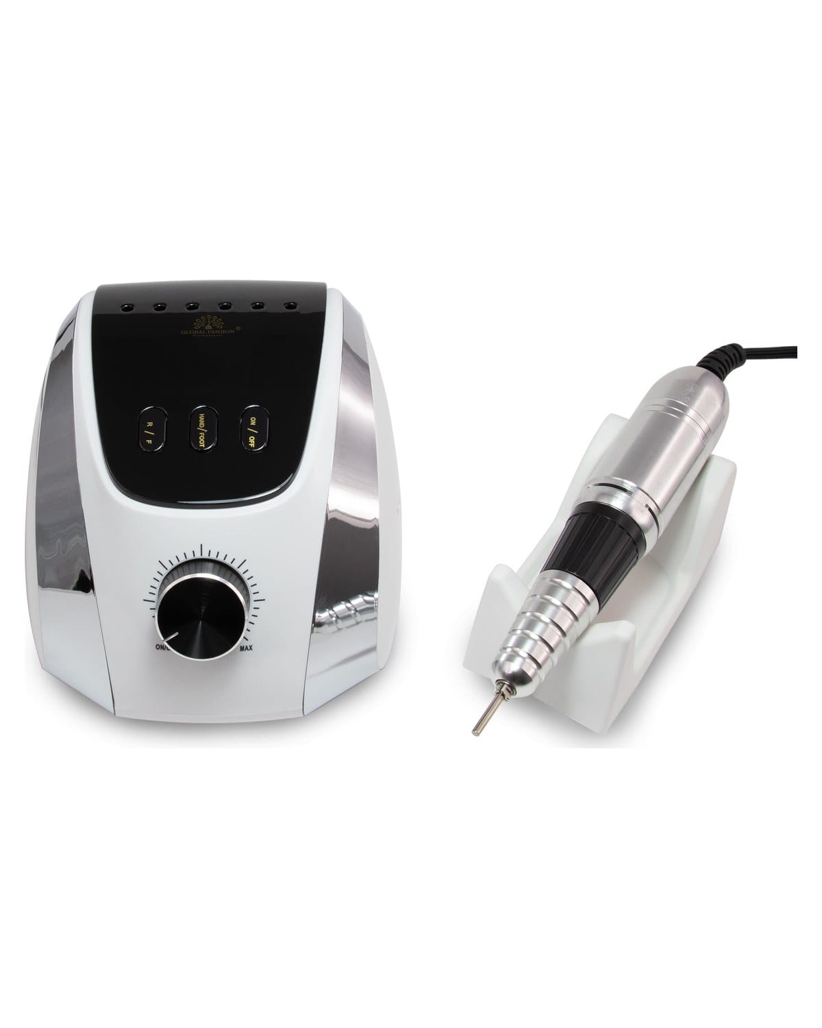 Electric Nail Drill Kit - 68W, 35,000 RPM, DIY Manicure & Pedicure, Acrylic & Gel Nails, High Speed, Low Noise, Lightweight, Forward/Reverse Rotation, For Home & Salon Use, M13 (White)