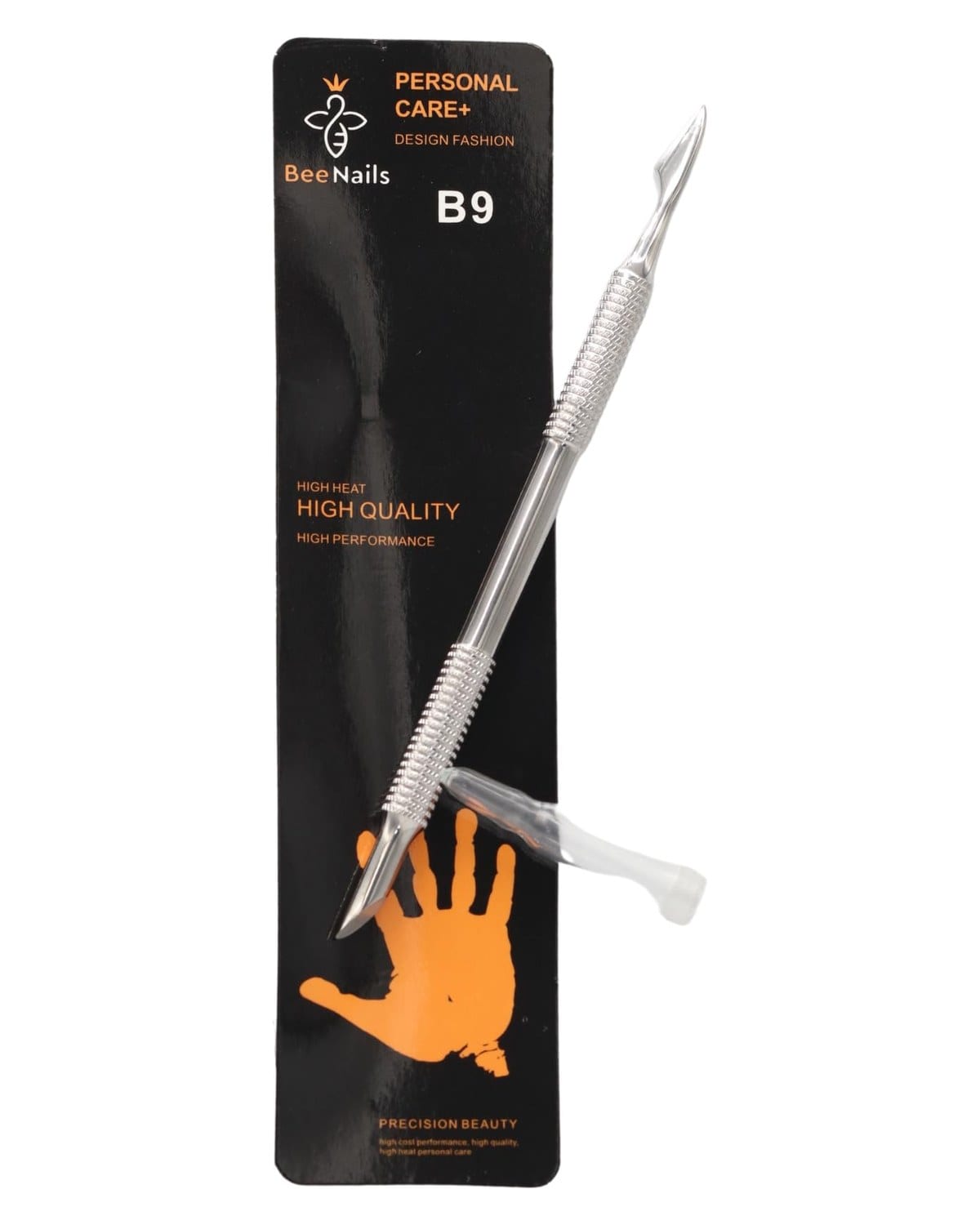 BeeNails Premium Stainless Steel Cuticle Nipper & Remover Kit for Flawless Manicures & Pedicures - Professional Clippers, Salon Grade Durable Tools for Fingernails and Toenails - | (B9) — Color 0634052953177