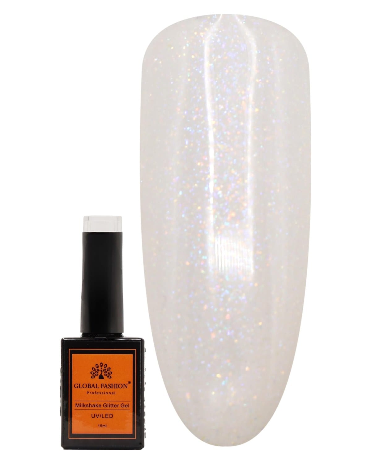 MILKSHAKE Glitter Gel Nail Polish15ml by Global Fashion - Long-Lasting, Color Changing, Professional Nail Art, UV/LED Soak-Off Gel, Easy Application, Salon-Grade Manicure | (259, 15ml)
