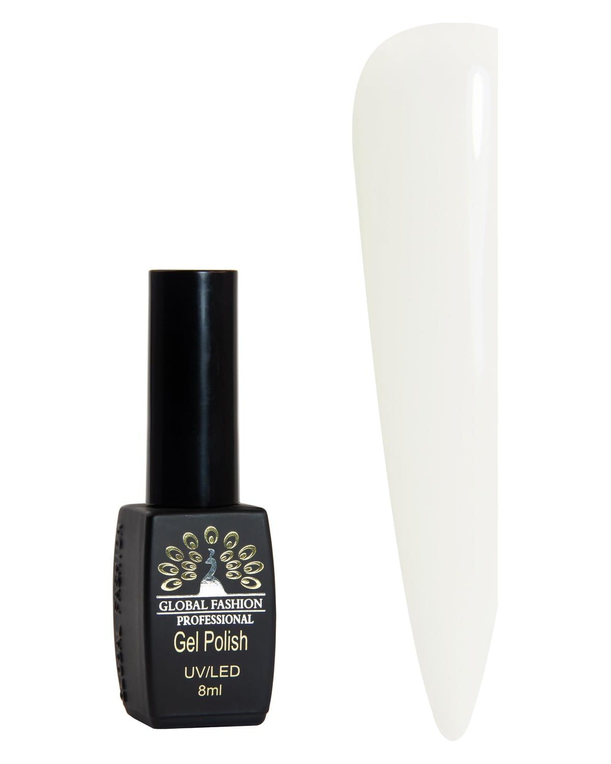 Black Elite Gel Polish 8ml, Long-Lasting Gel Colors, (060)
