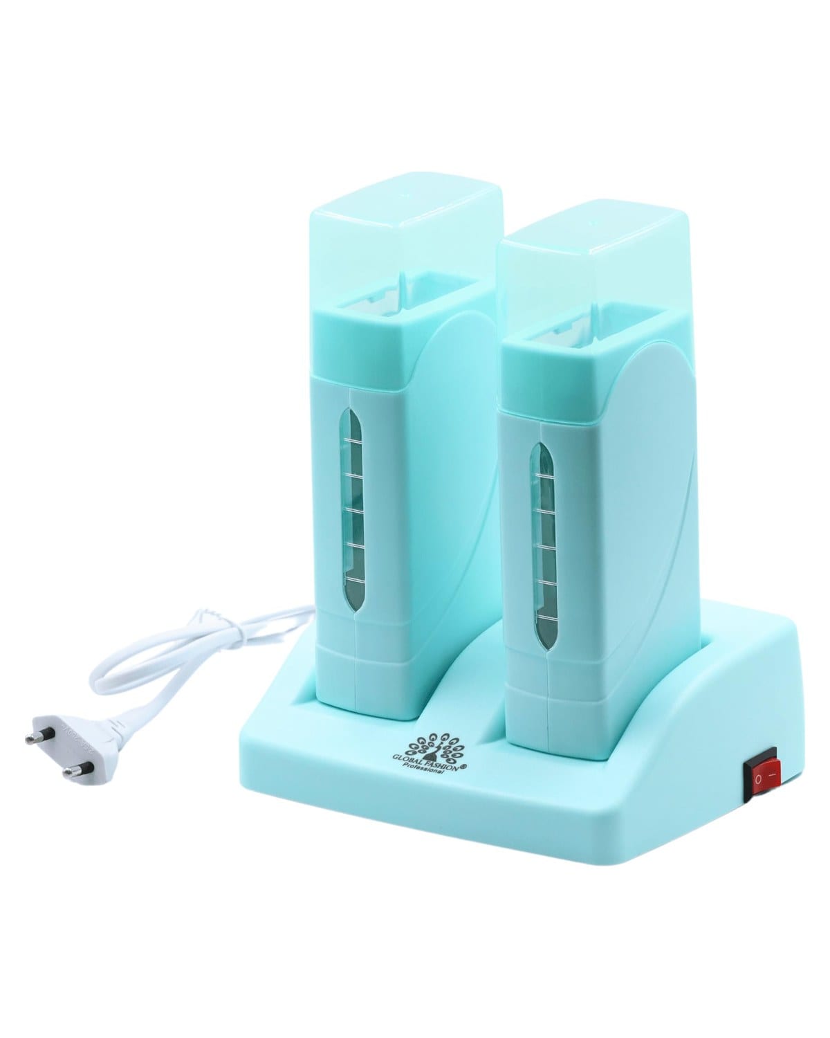GLOBAL FASHION Professional Double Exclusive Care Wax Heater - Get Salon-Quality Hair Removal at Home - (Blue)
