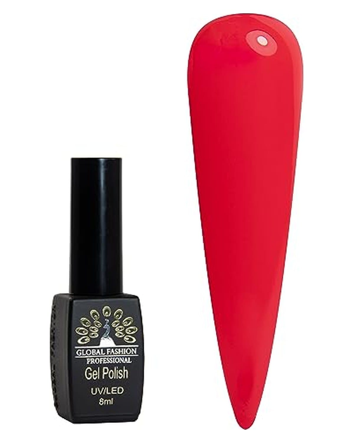 Black Elite Gel Polish 8ml, Long-Lasting Gel Colors, (377)