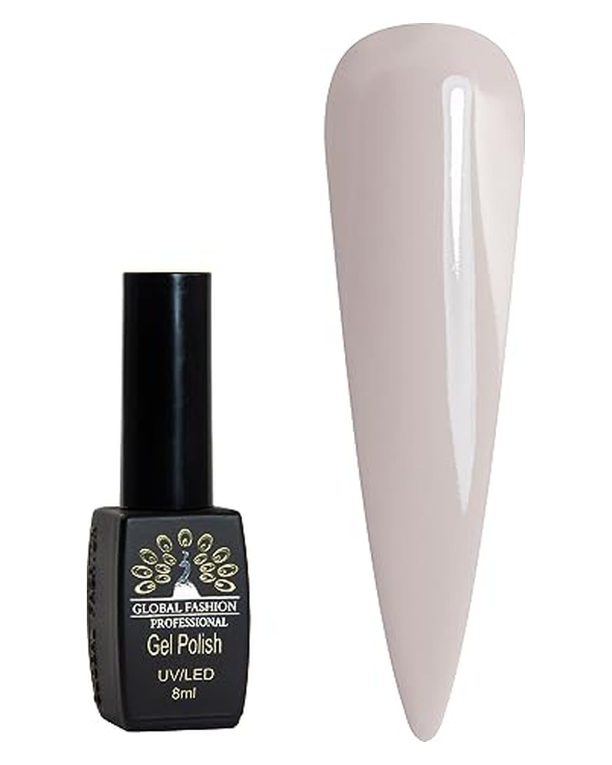 Black Elite Gel Polish 8ml, Long-Lasting Gel Colors, (223)