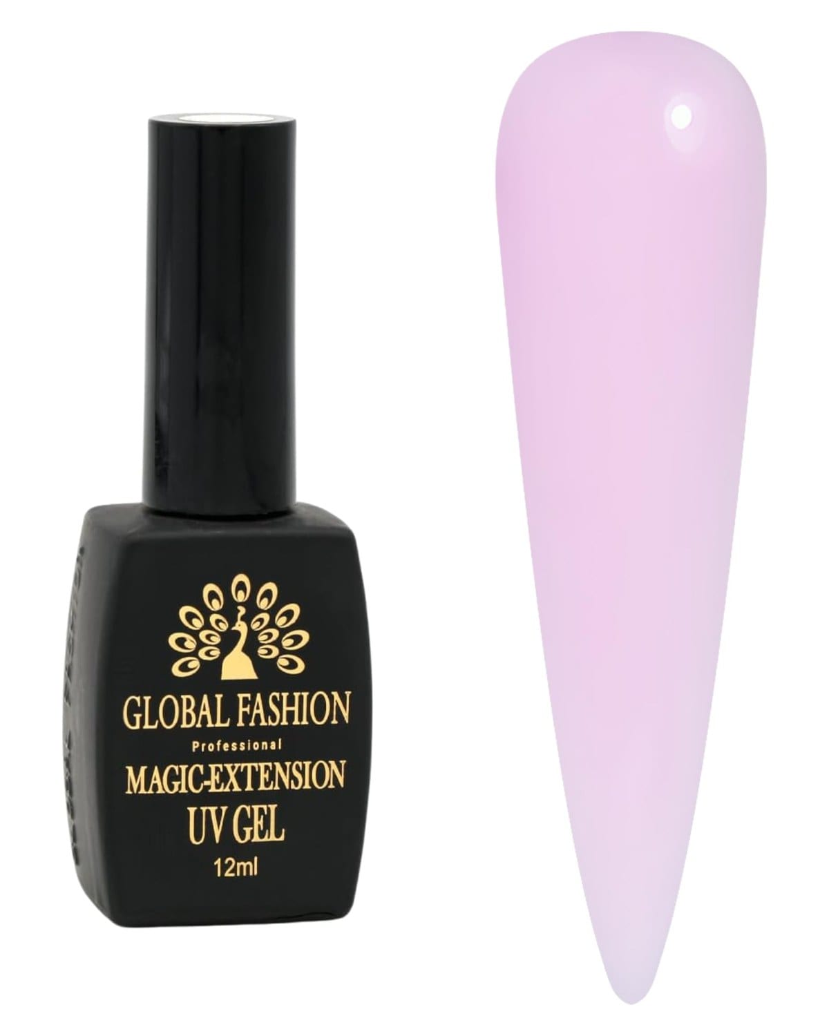 Global Fashion Magic Extension UV Gel -12ml Self-Leveling Builder for Nail Extensions, French Manicure Base, Hard Gel Formula, Long-Lasting, Professional Use, Soak Off, UV/LED Curable (19)