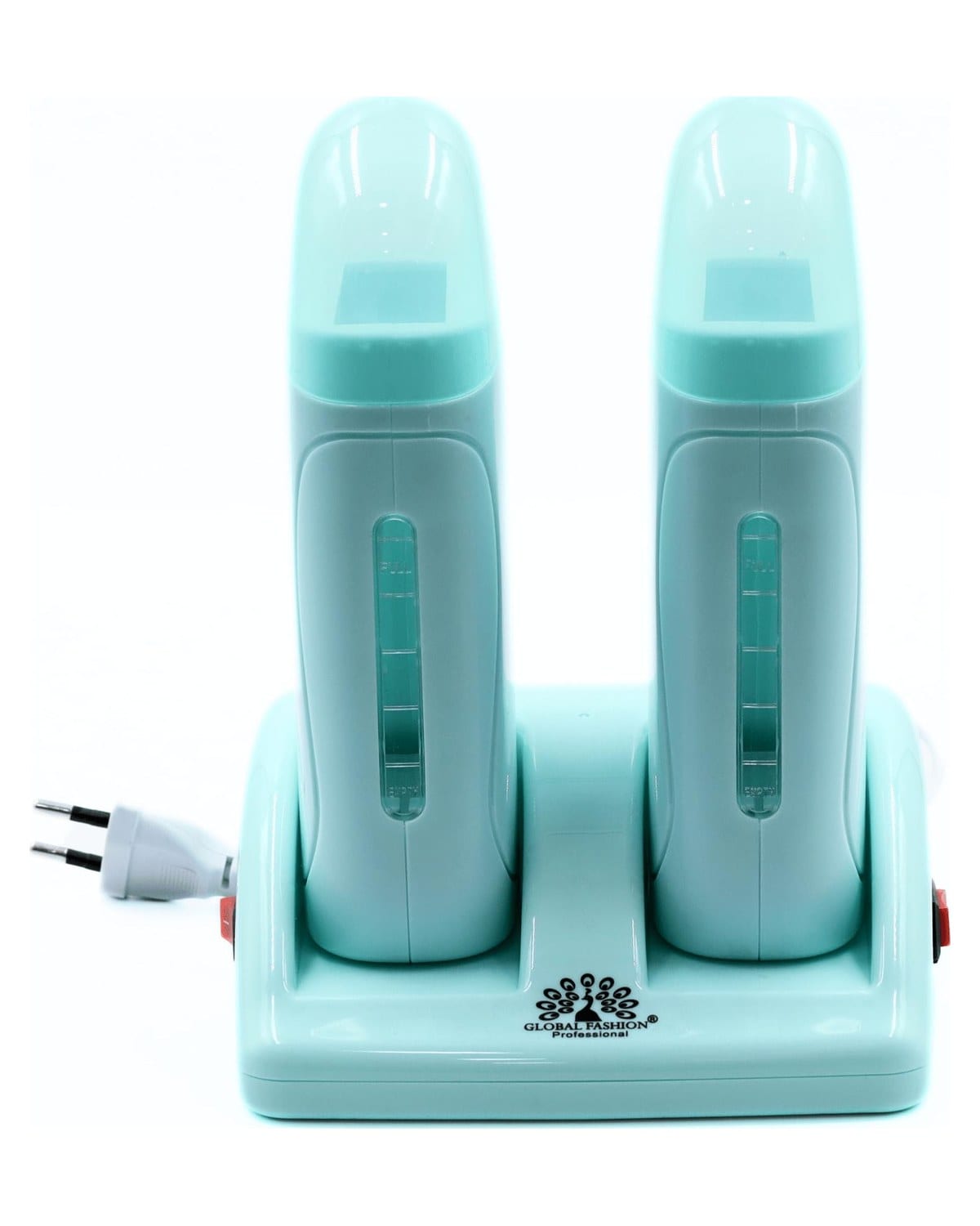 Global Fashion Professional - Double Cartridge Wax Heater for Hair Removal - (Green)