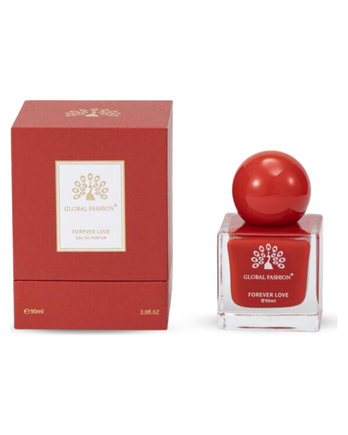Eau De Parfum 90ml - Global Fashion | Natural Spray Luxury Fragrance for Women, Long-Lasting with Bergamot, Rose, Jasmine, Musk & Vanilla Notes | Perfect for Any Occasion (Forever)
