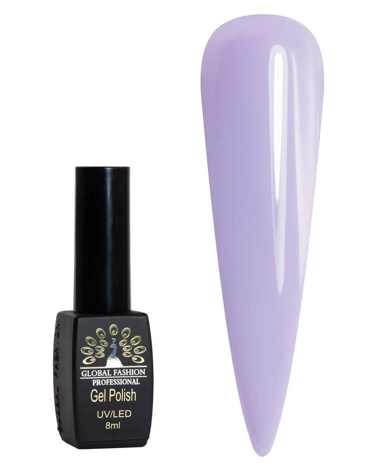 Black Elite Gel Polish 8ml, Long-Lasting Gel Colors, (088)