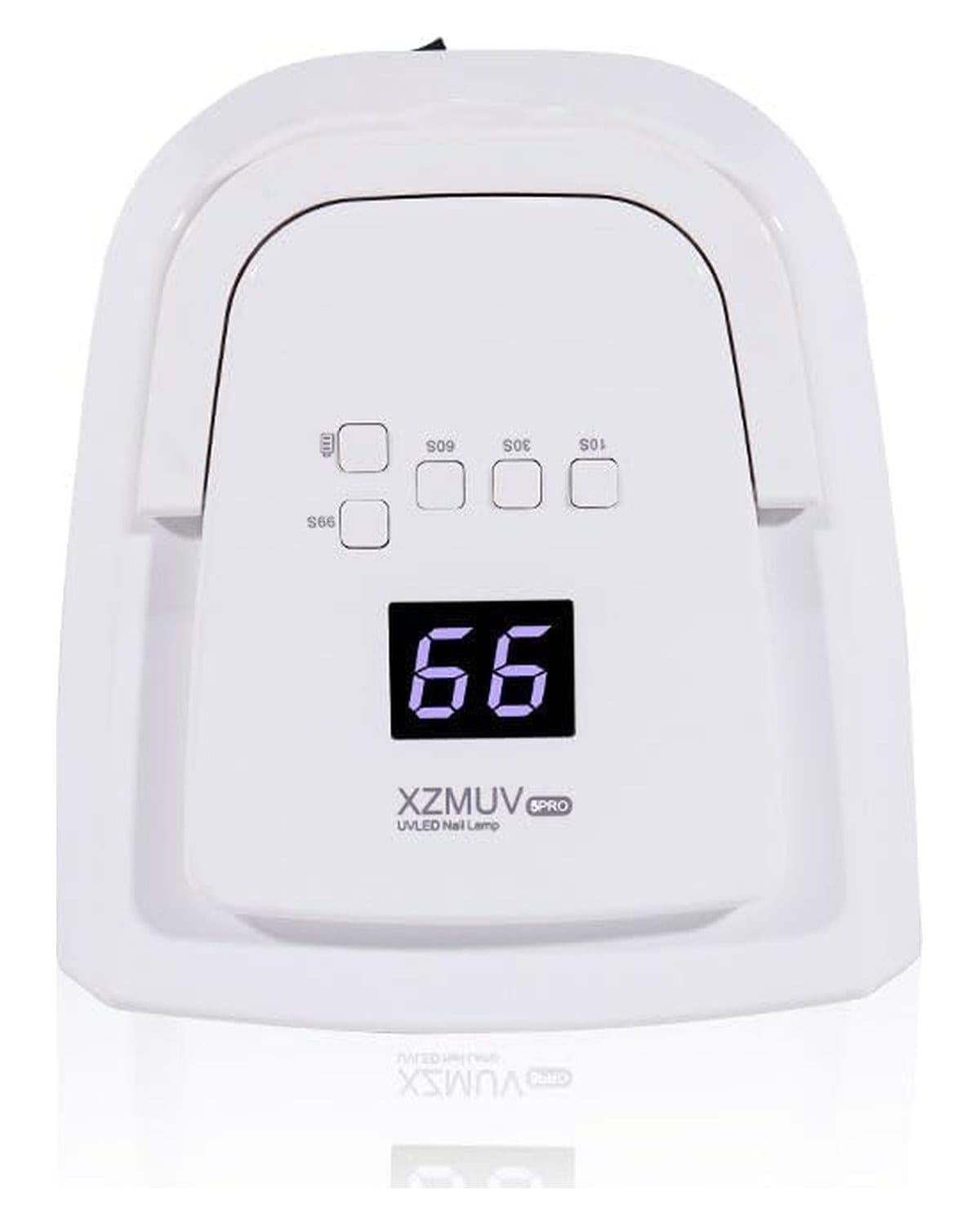 Global Fashion Professional Cordless 2-in-1 UV/LED Nail Dryer Lamp, 36W Fast Curing in 30 Seconds, Automatic Sensor, 3 Timer Settings, Digital Display, Salon Results at Home - XZMU