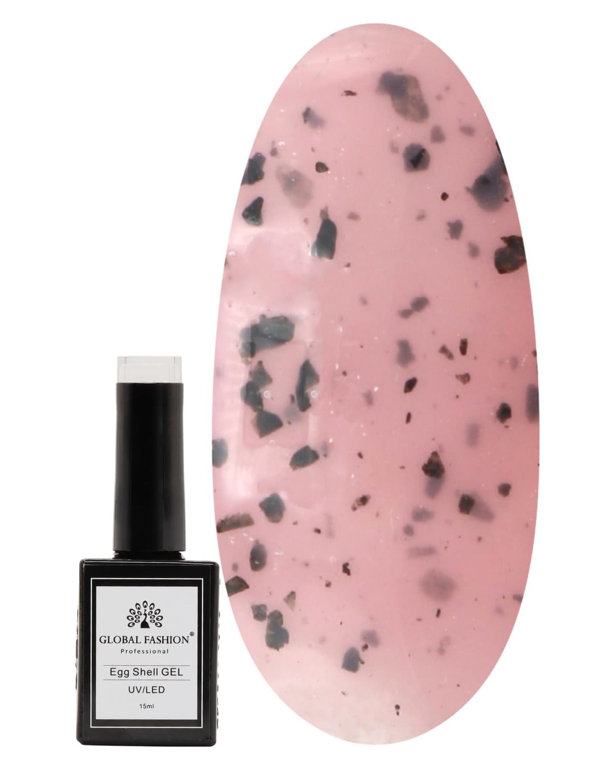 Egg Shell UV/LED Gel Nail Polish – Long-Lasting Color-Changing Soak-Off Gel, Easy Application, Nail Art Polish for Salon-Grade & Home Manicures – (Shade 212, 15ml)